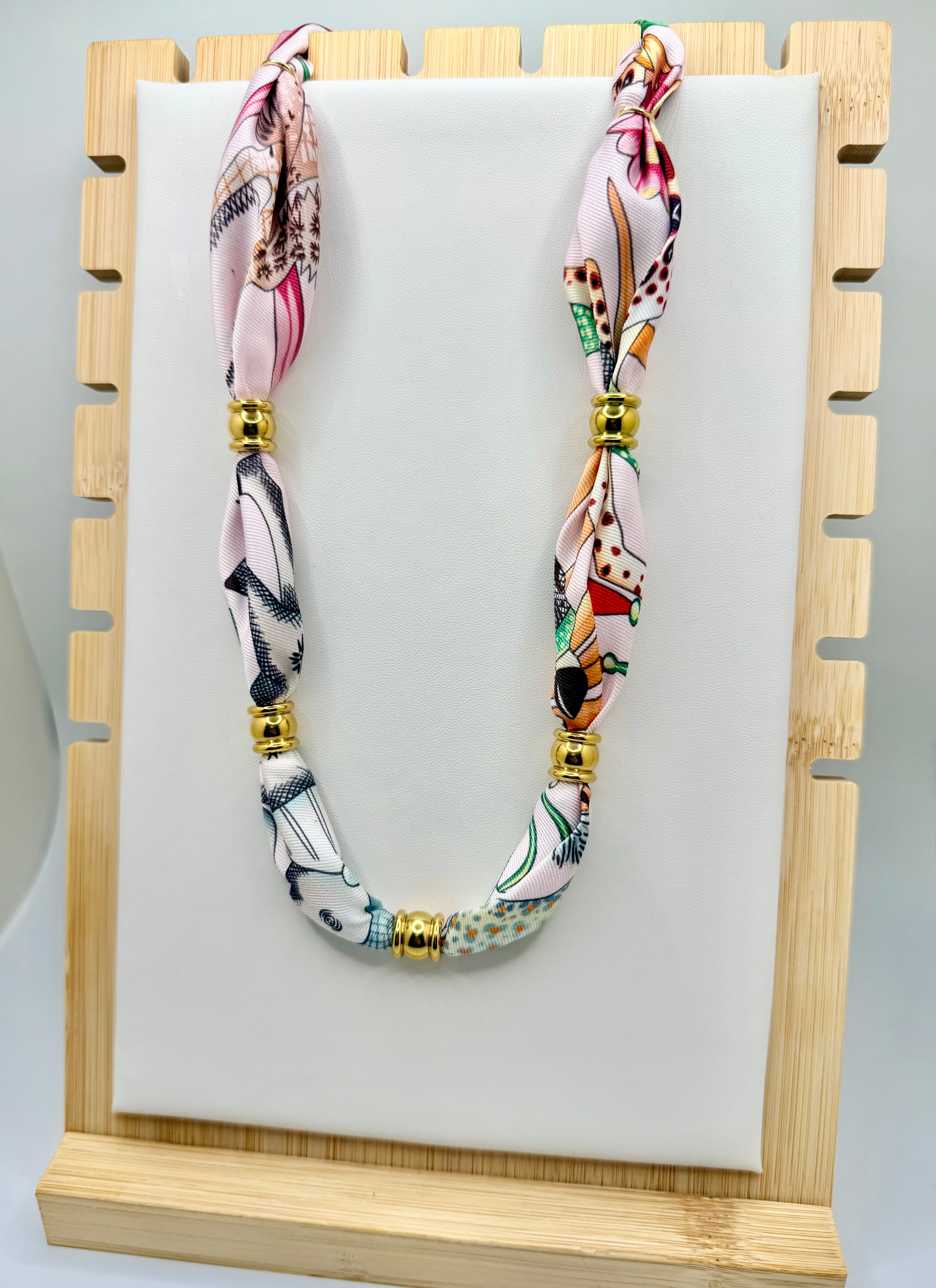 Jungle Print Silk Bandannie