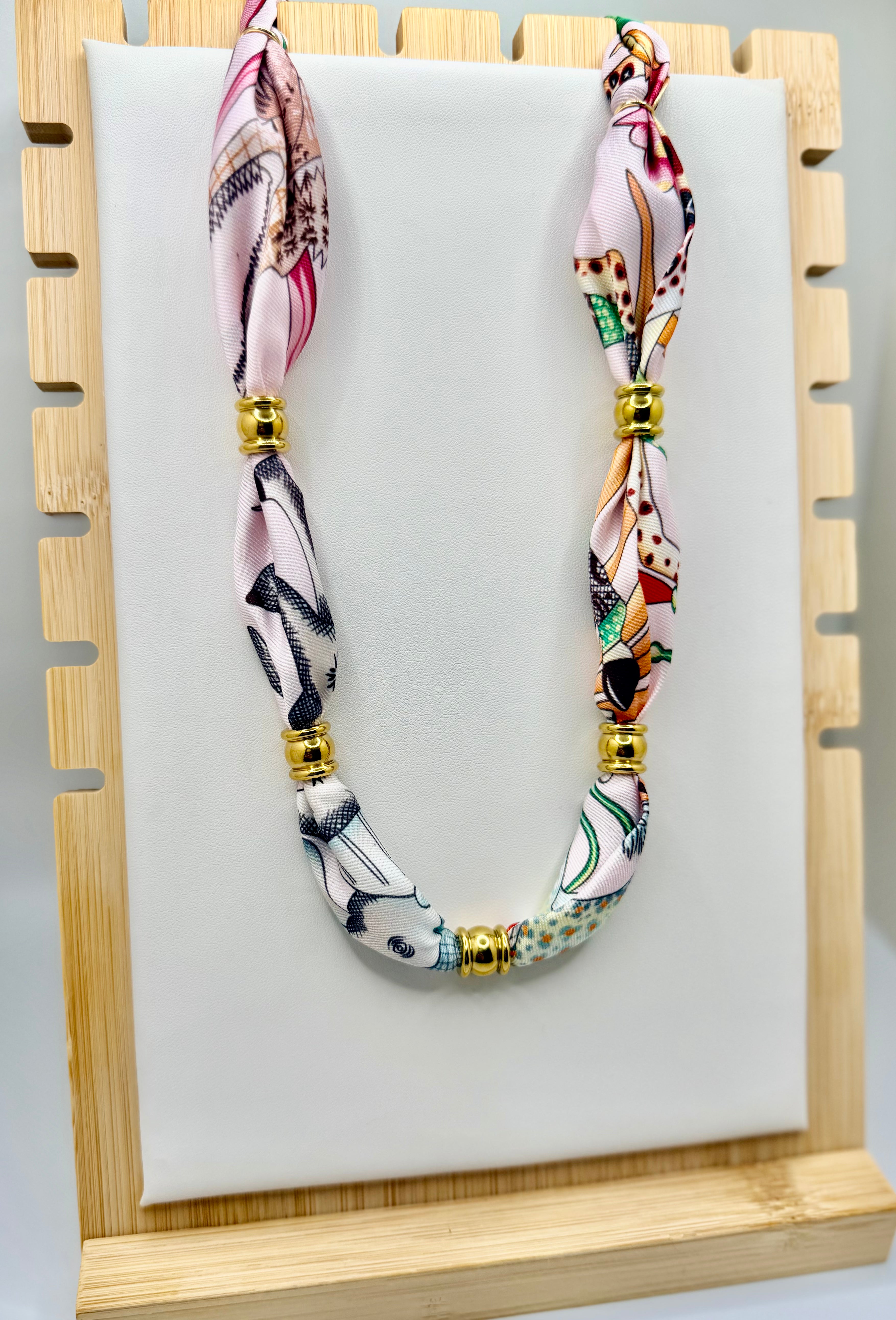 Jungle Print Silk Bandannie