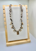 Leopard Print Silk Bandannie Necklace