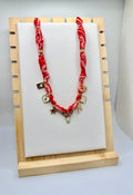 Red Silk Bandannie Necklace