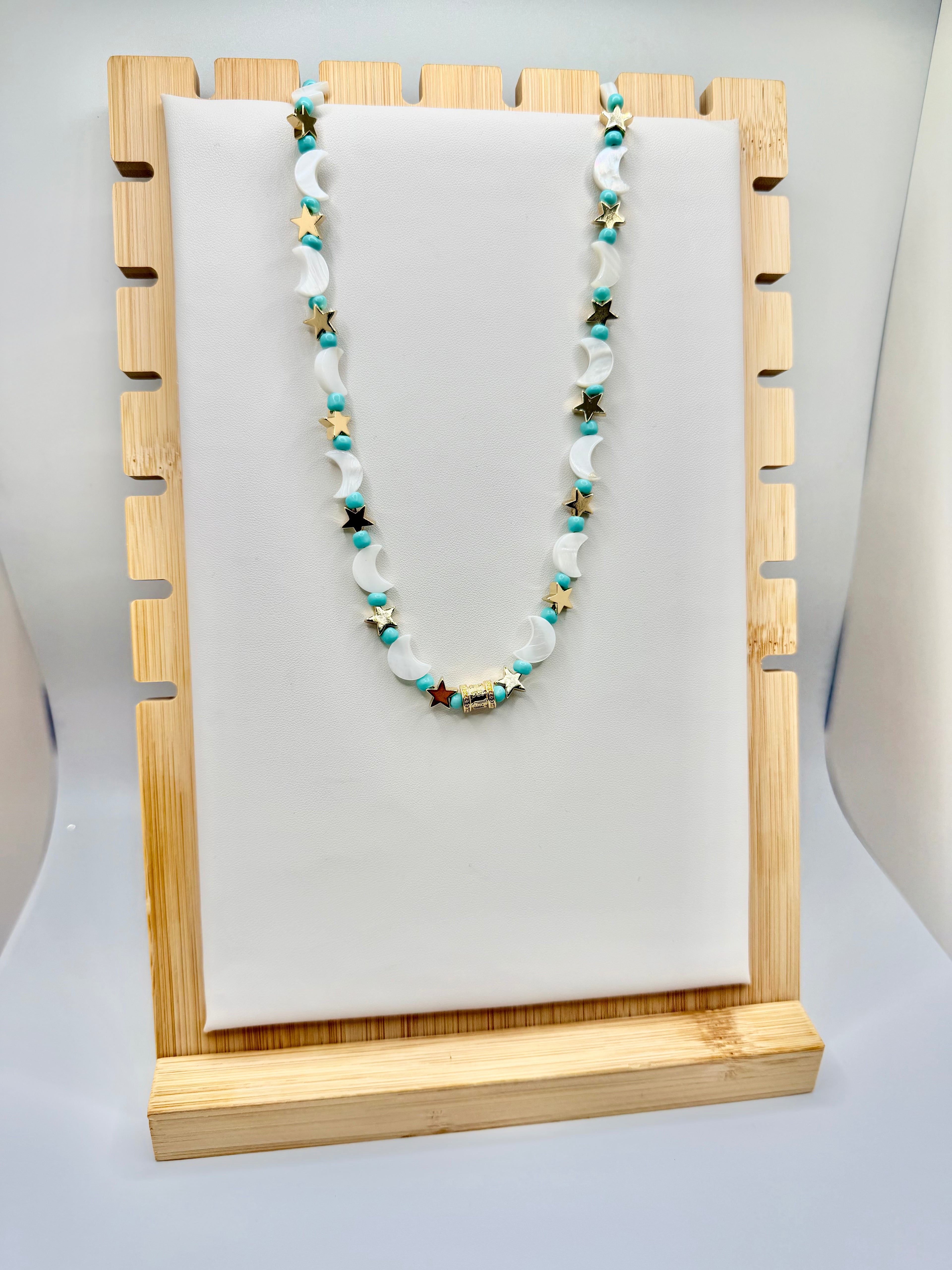 Sky Beaded Necklace