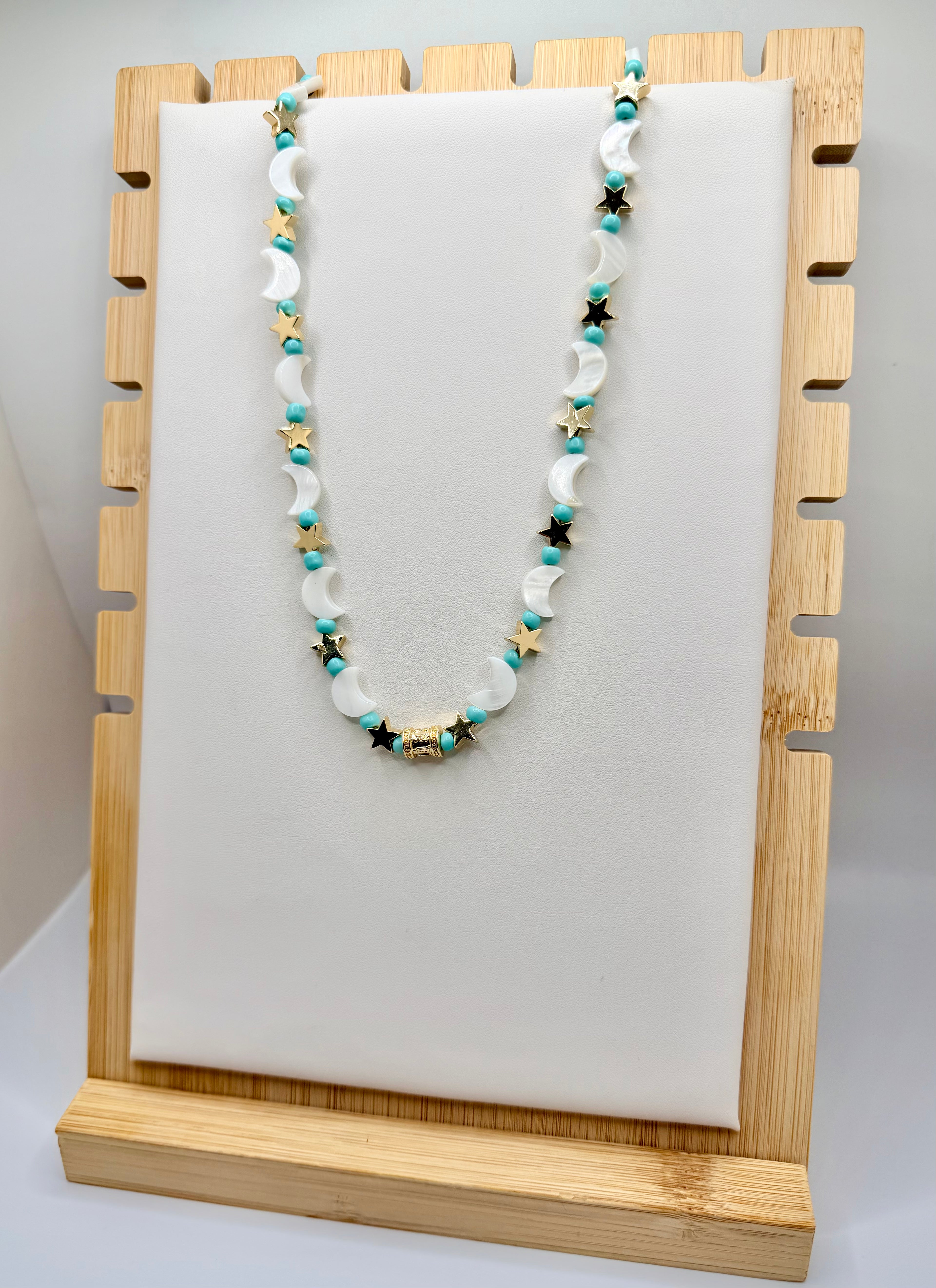 Sky Beaded Necklace