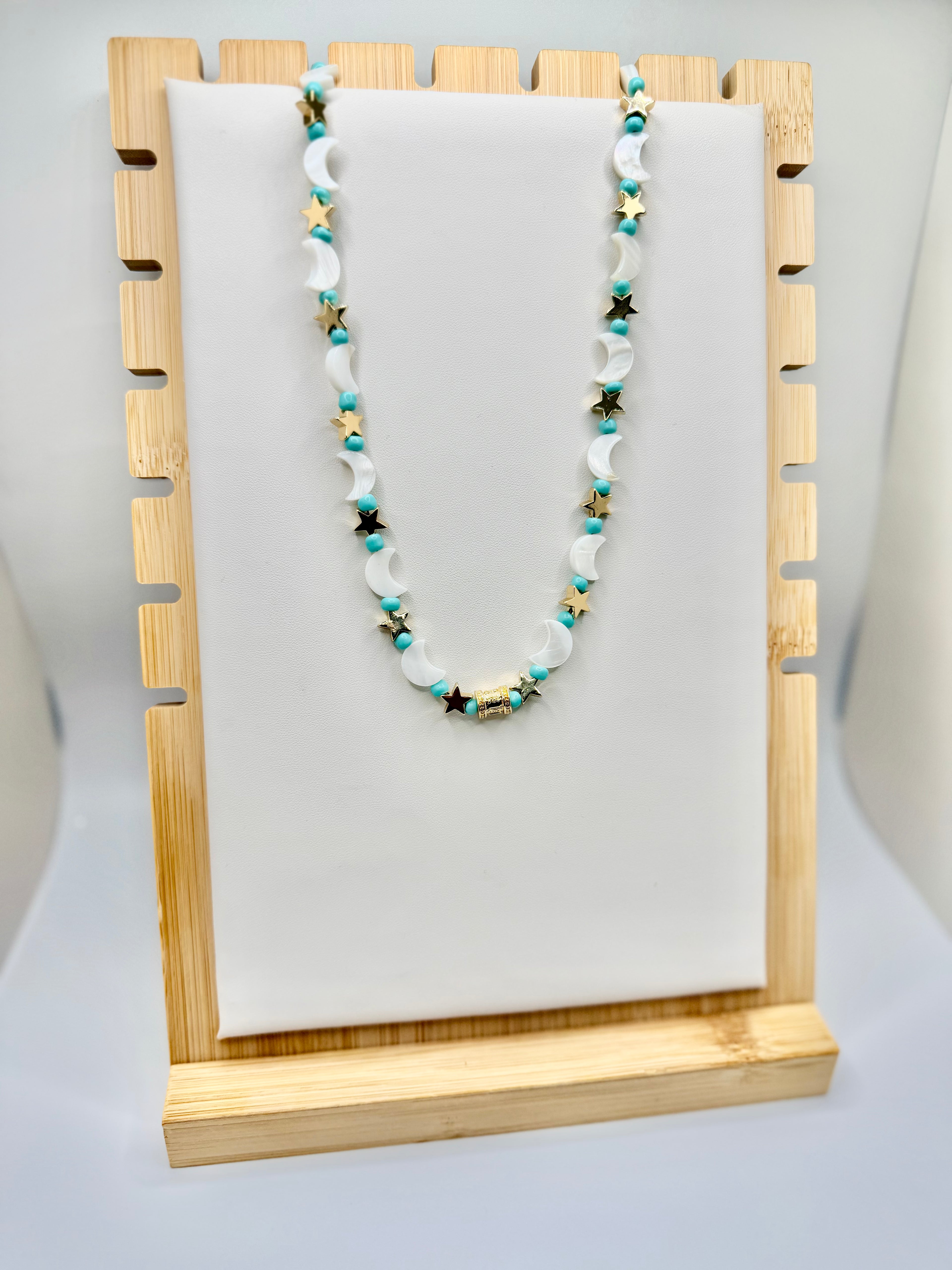 Sky Beaded Necklace