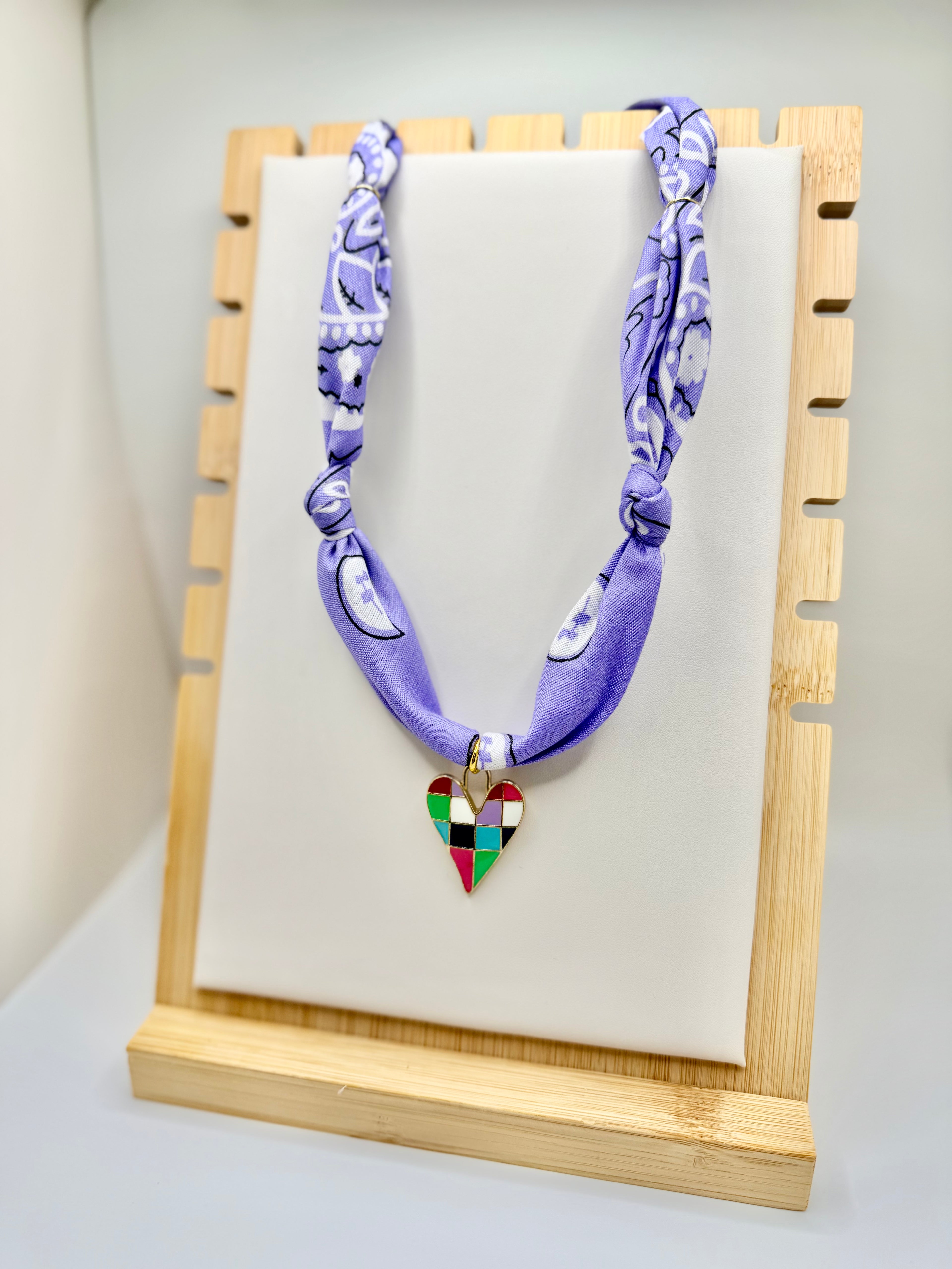 Girls Lilac Bandannie Necklace
