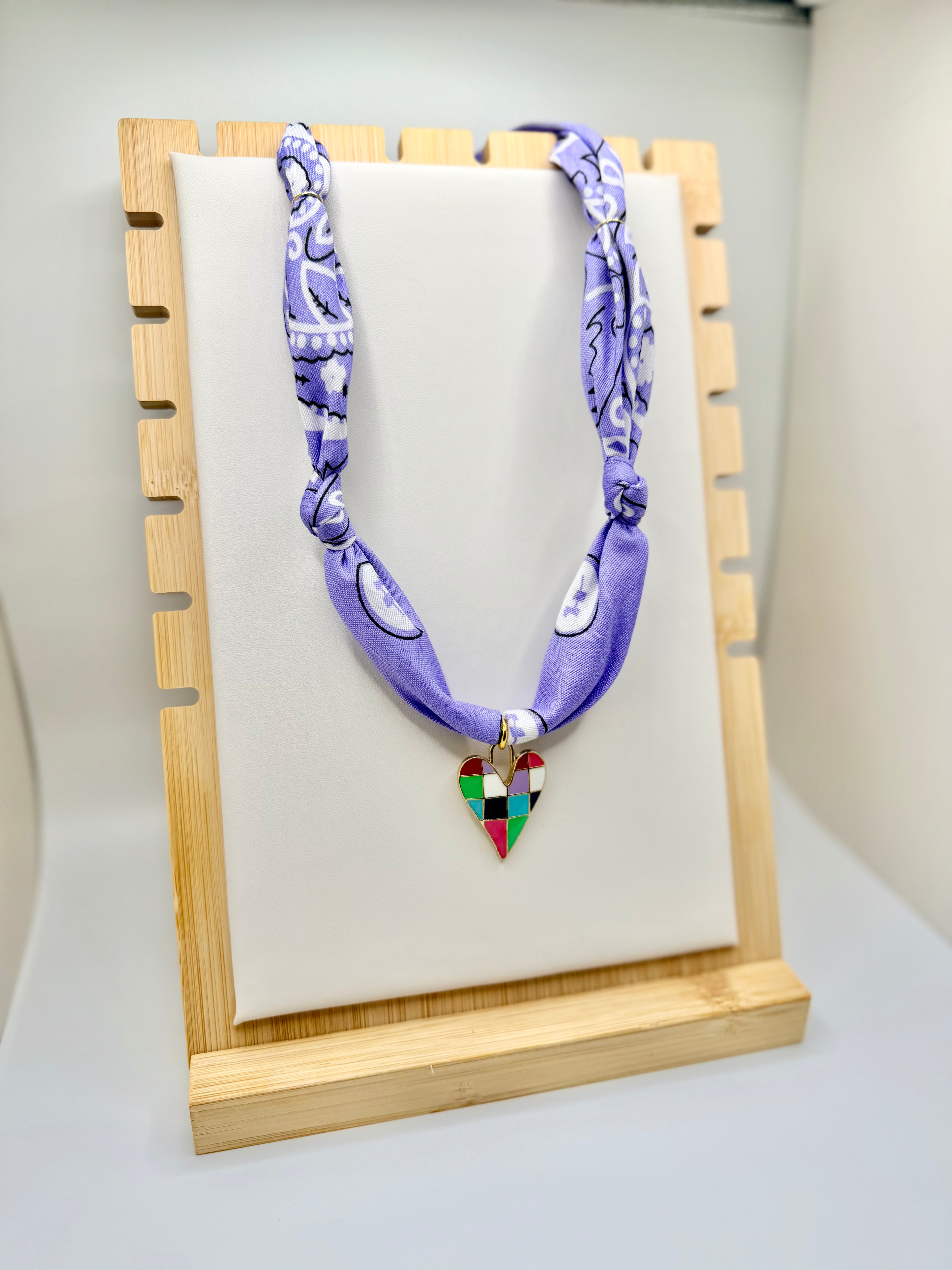 Girls Lilac Bandannie Necklace