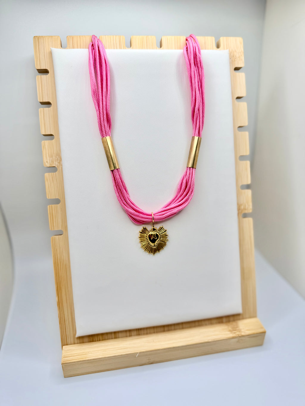 Pink Rope Necklace