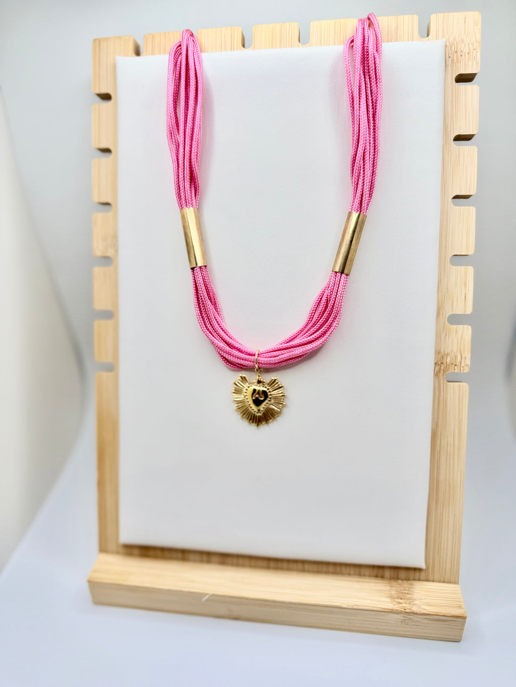 Pink Rope Necklace
