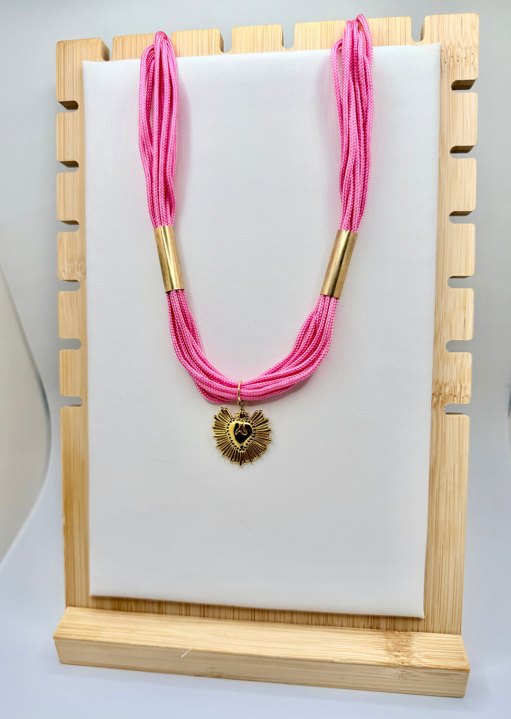 Pink Rope Necklace