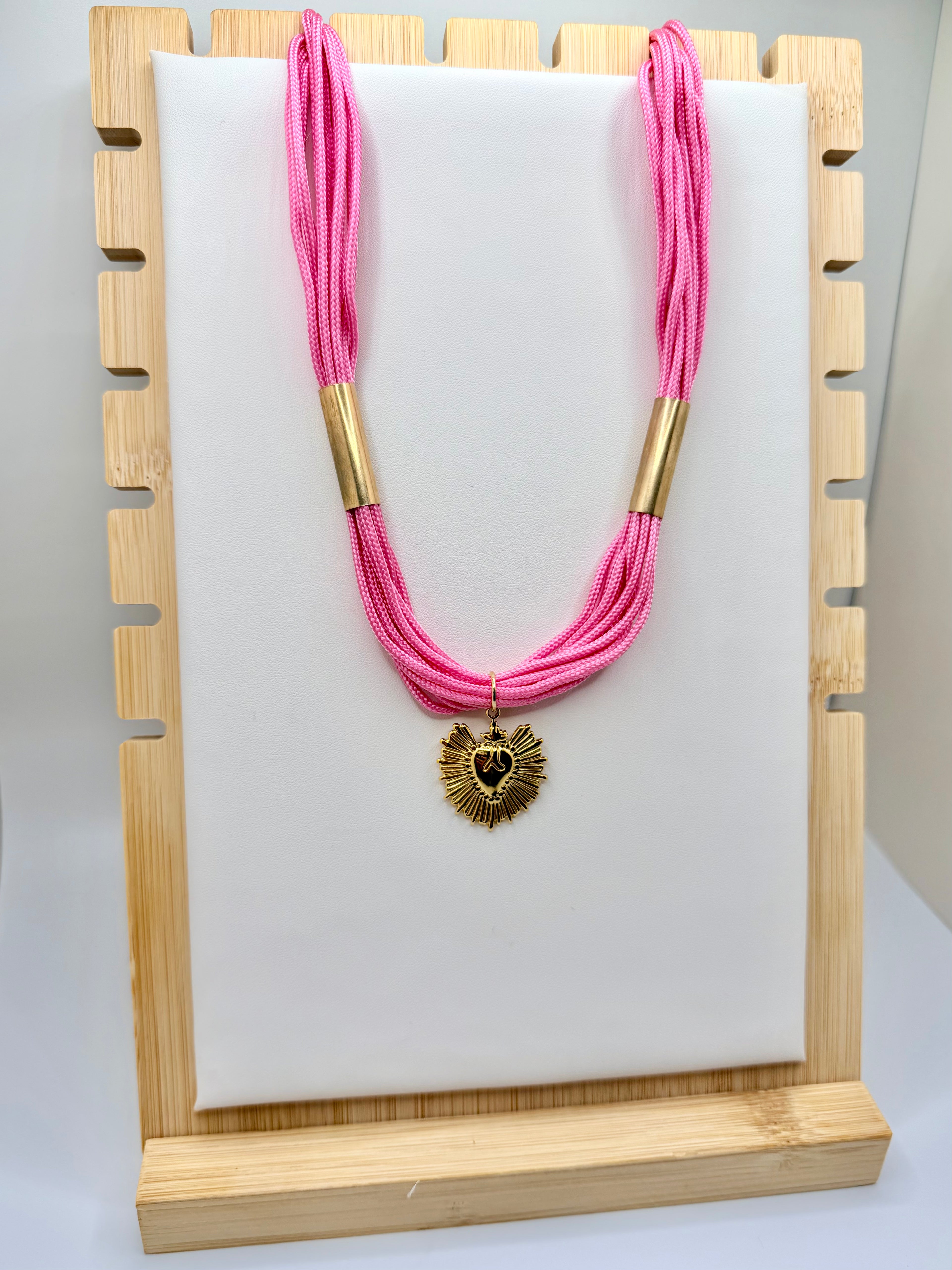 Pink Rope Necklace