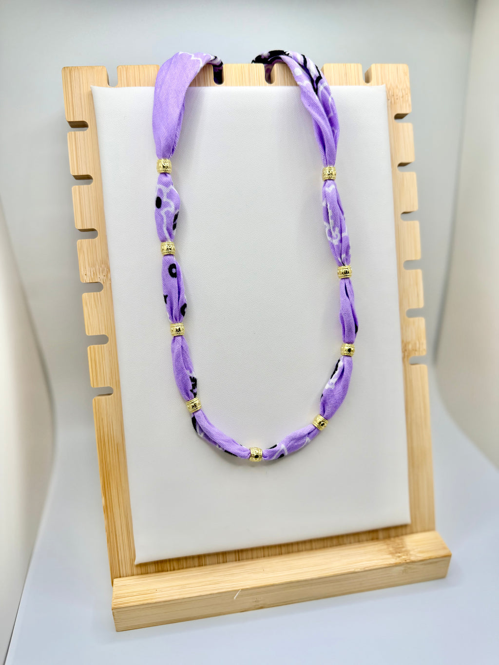 Classic Purple Bandannie Necklace