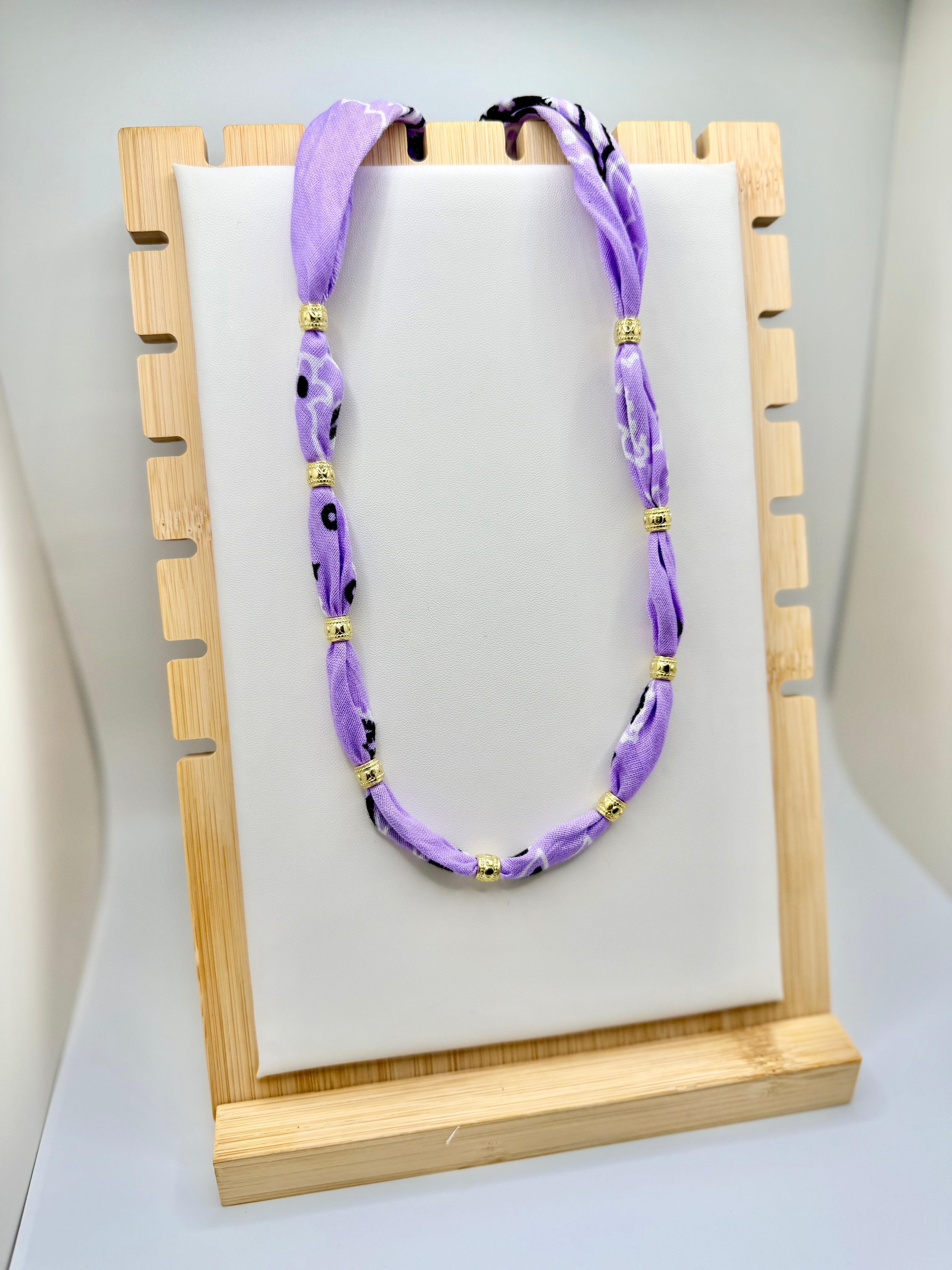 Classic Purple Bandannie Necklace