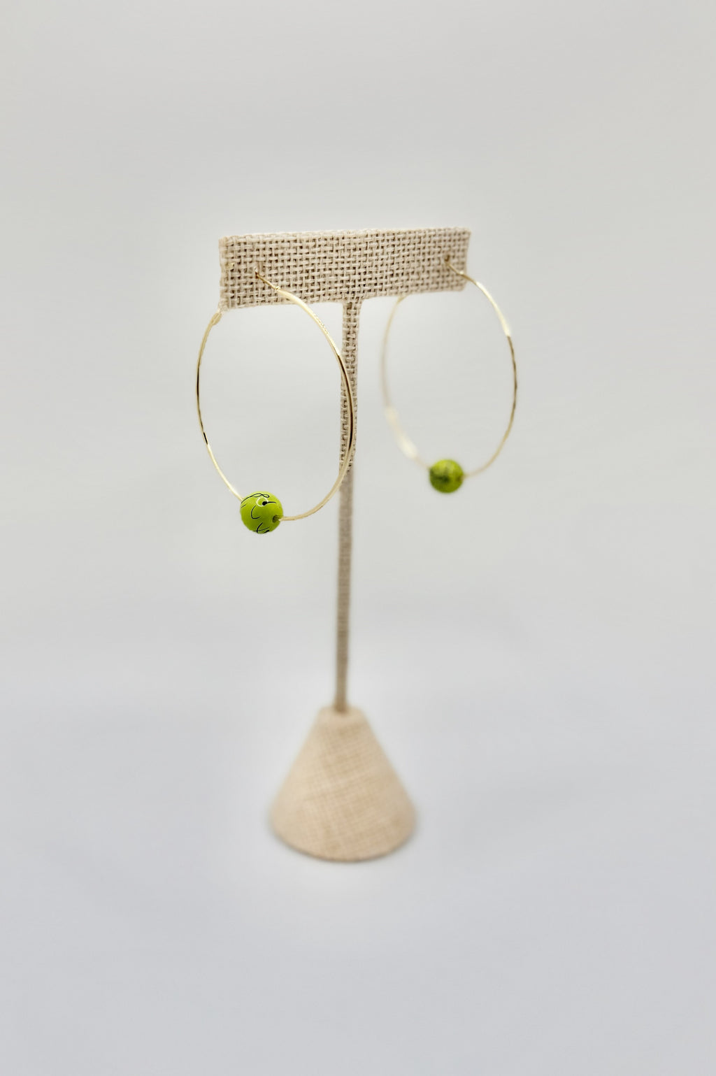 Love-All Tennis Ball Hoop Earrings | A. Halliday & Co.