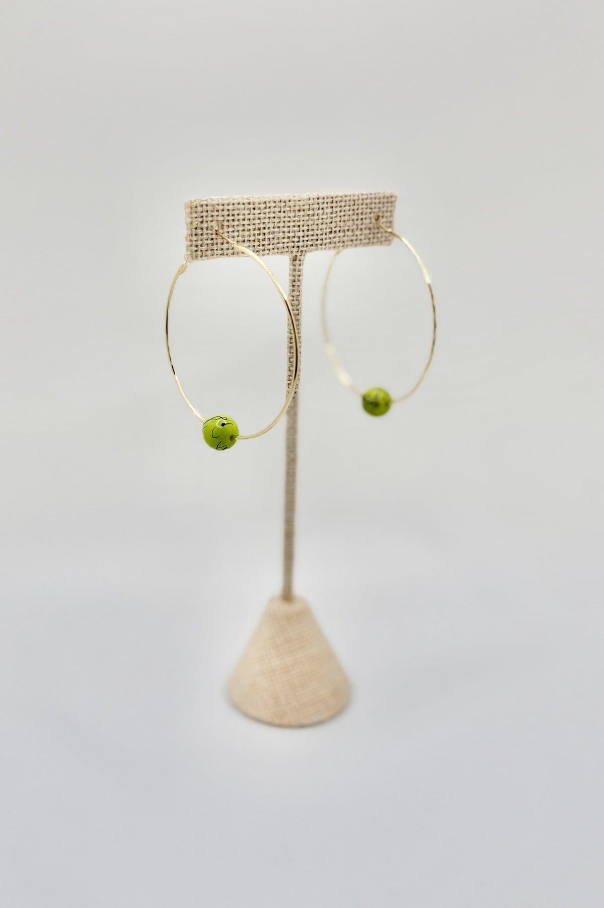 Love-All Tennis Ball Hoop Earrings | A. Halliday & Co.