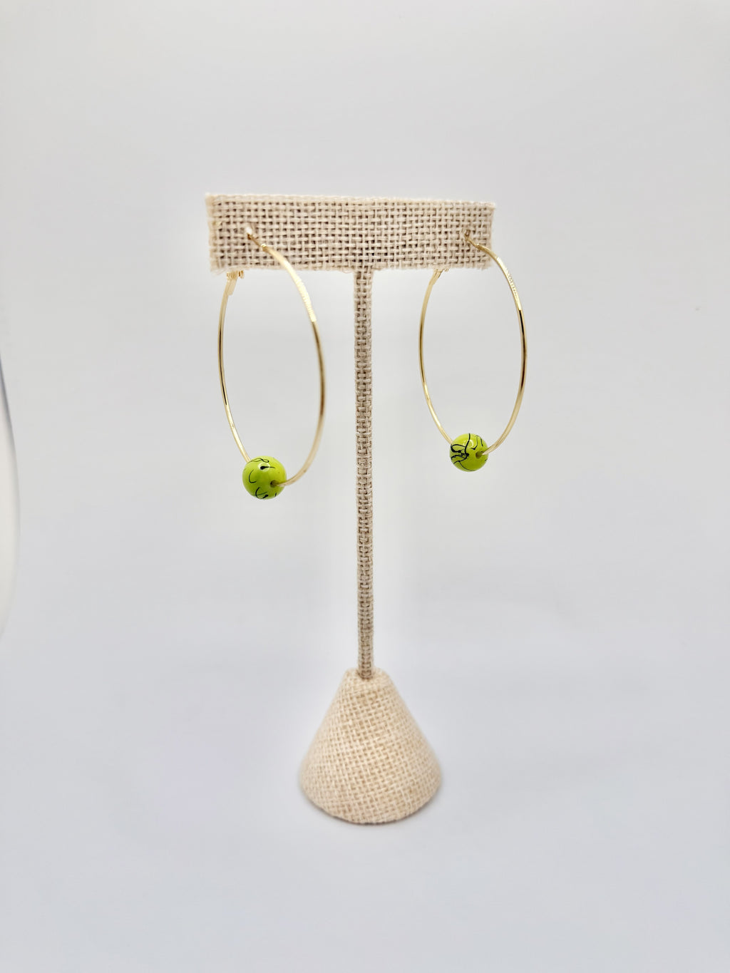Love-All Tennis Ball Hoop Earrings | A. Halliday & Co.