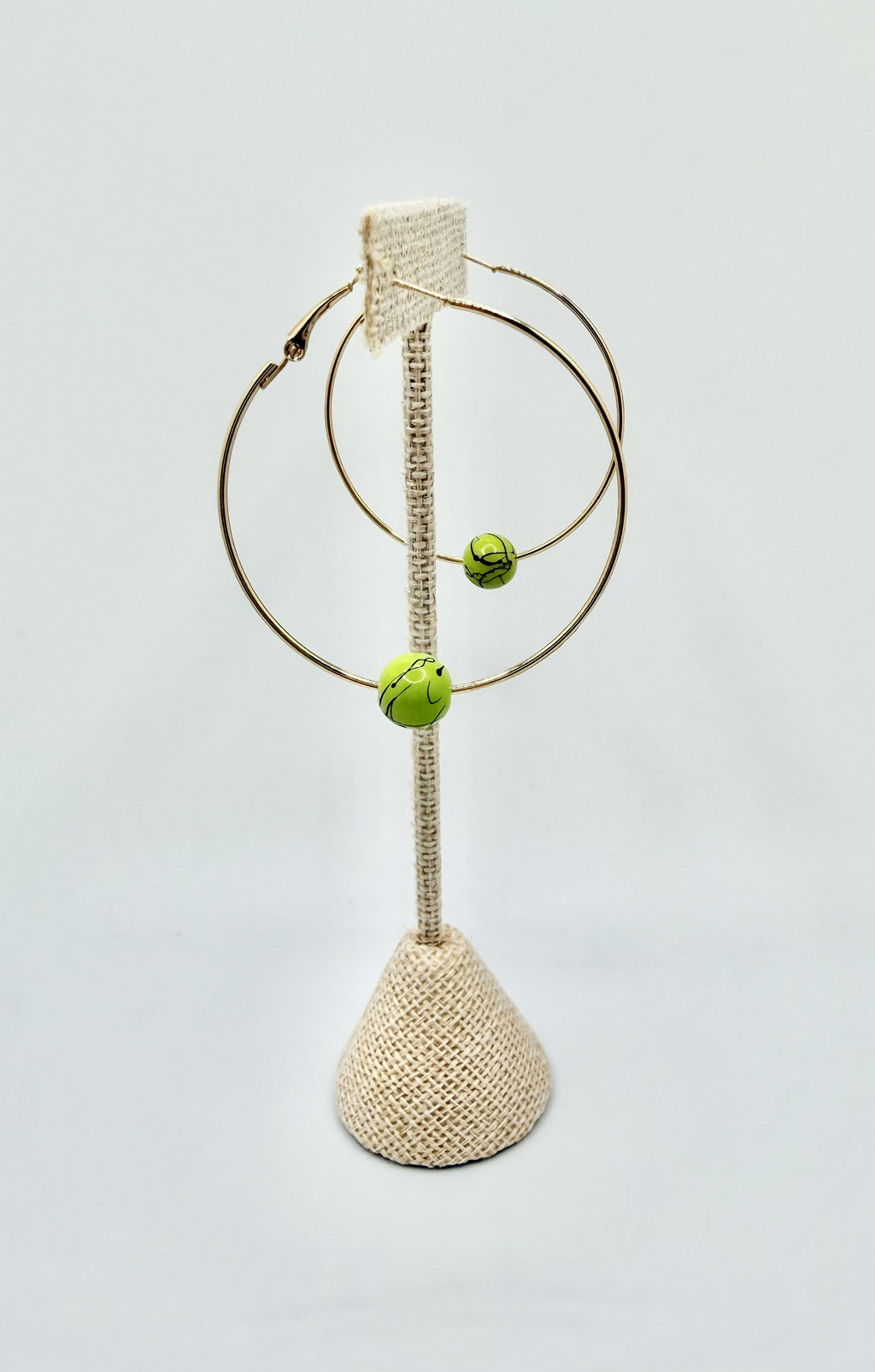 Love-All Tennis Ball Hoop Earrings | A. Halliday & Co.