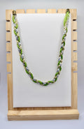 Rally Green Braided Tennis Necklace | A. Halliday & Co.