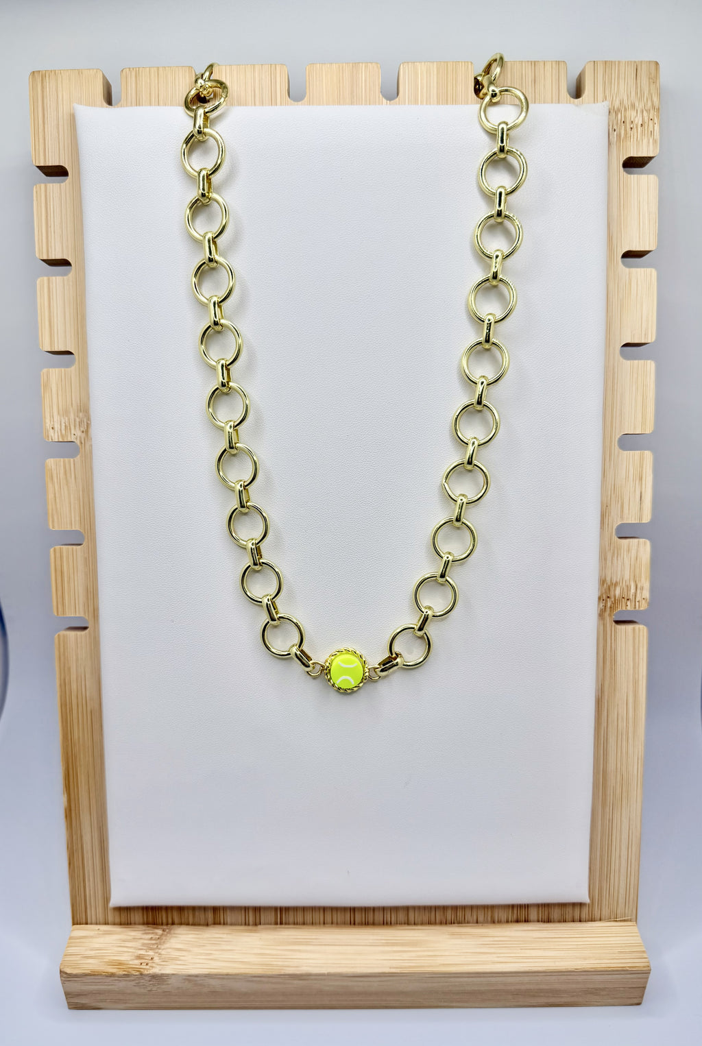 Centre Court Tennis Ball Necklace | A. Halliday & Co.
