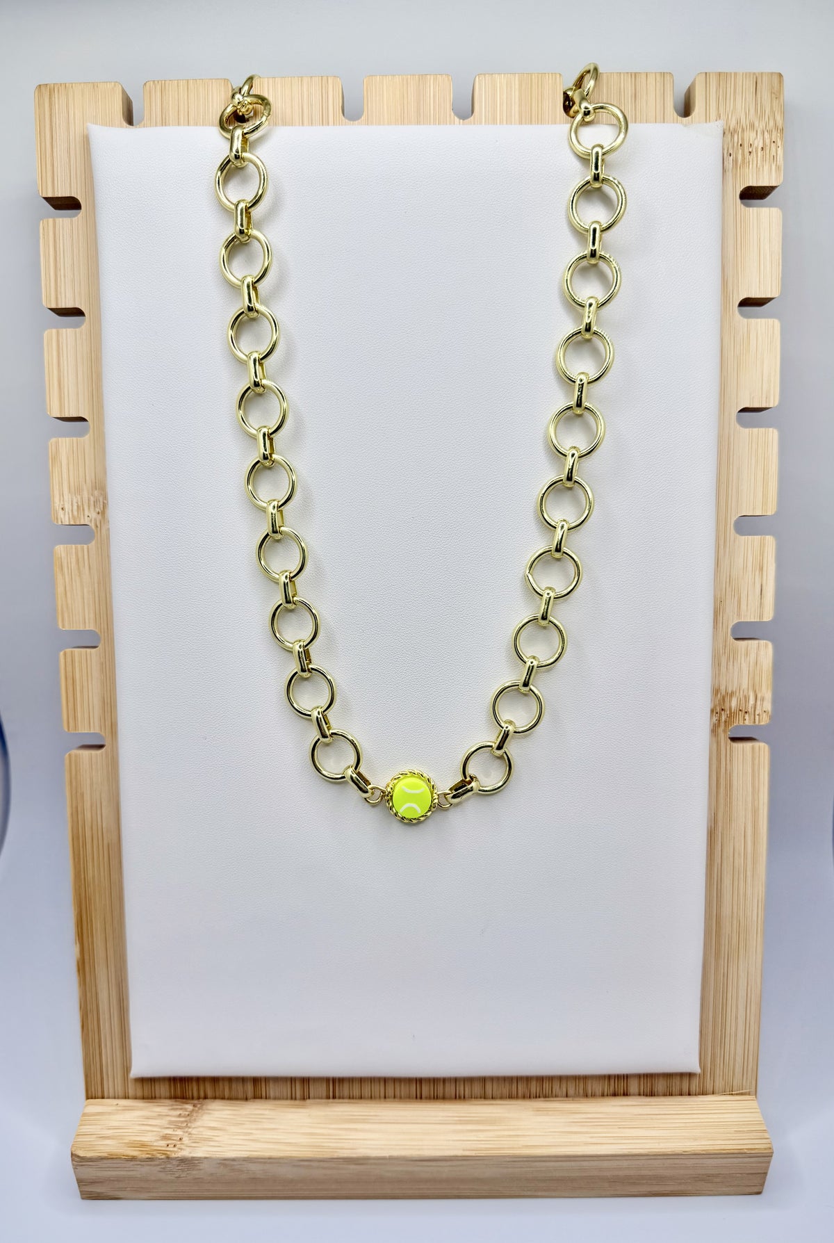 Centre Court Tennis Ball Necklace | A. Halliday & Co.