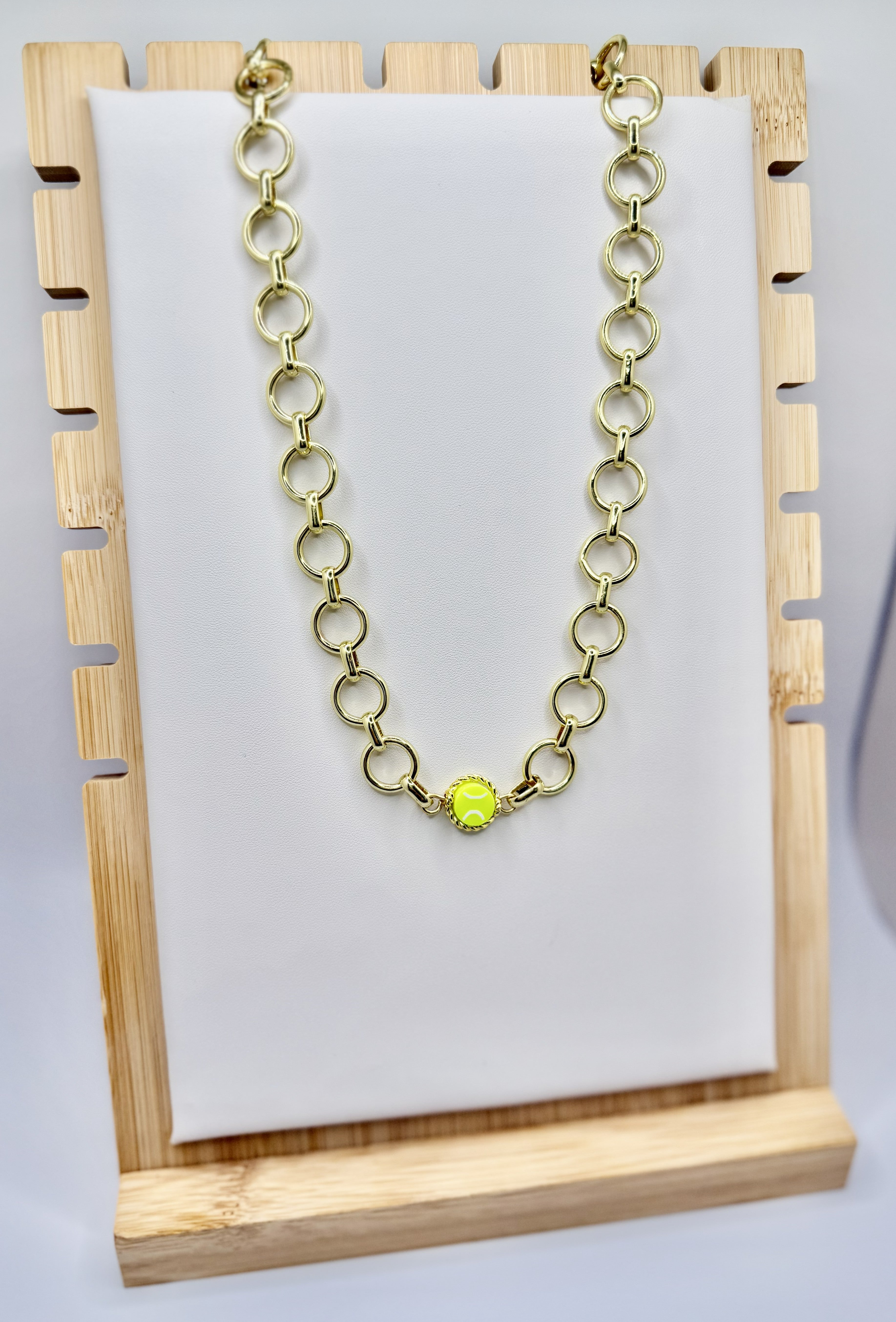 Centre Court Tennis Ball Necklace | A. Halliday & Co.
