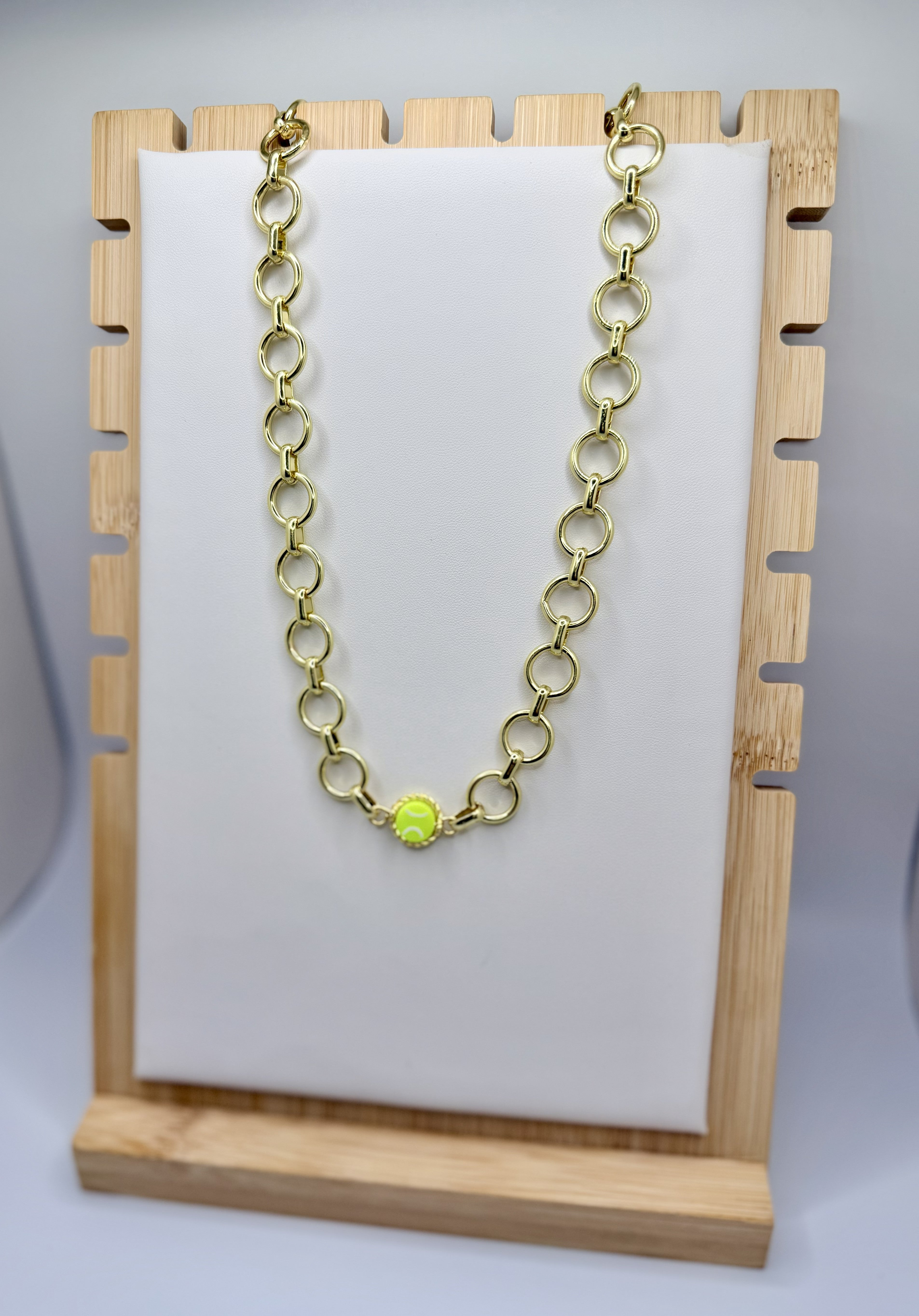 Centre Court Tennis Ball Necklace | A. Halliday & Co.