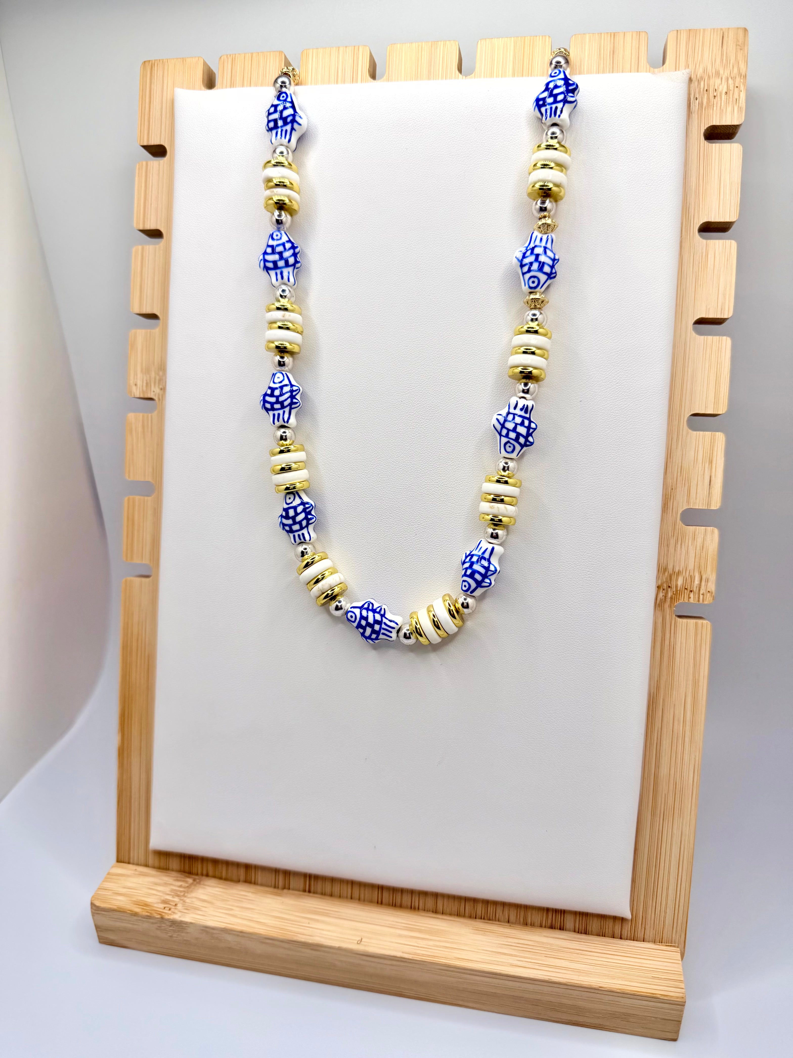 Blue Harbor Catch Necklace