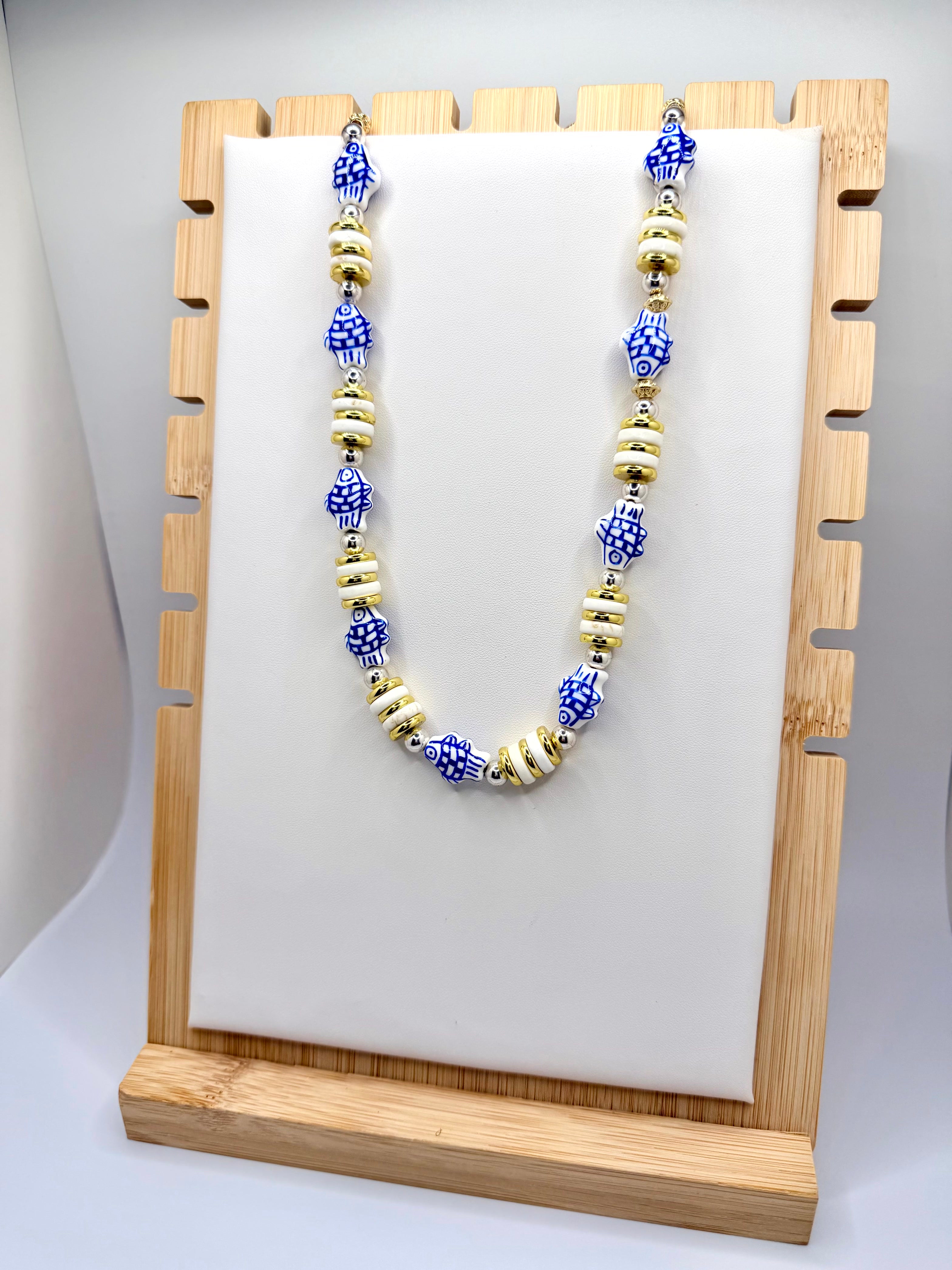 Blue Harbor Catch Necklace
