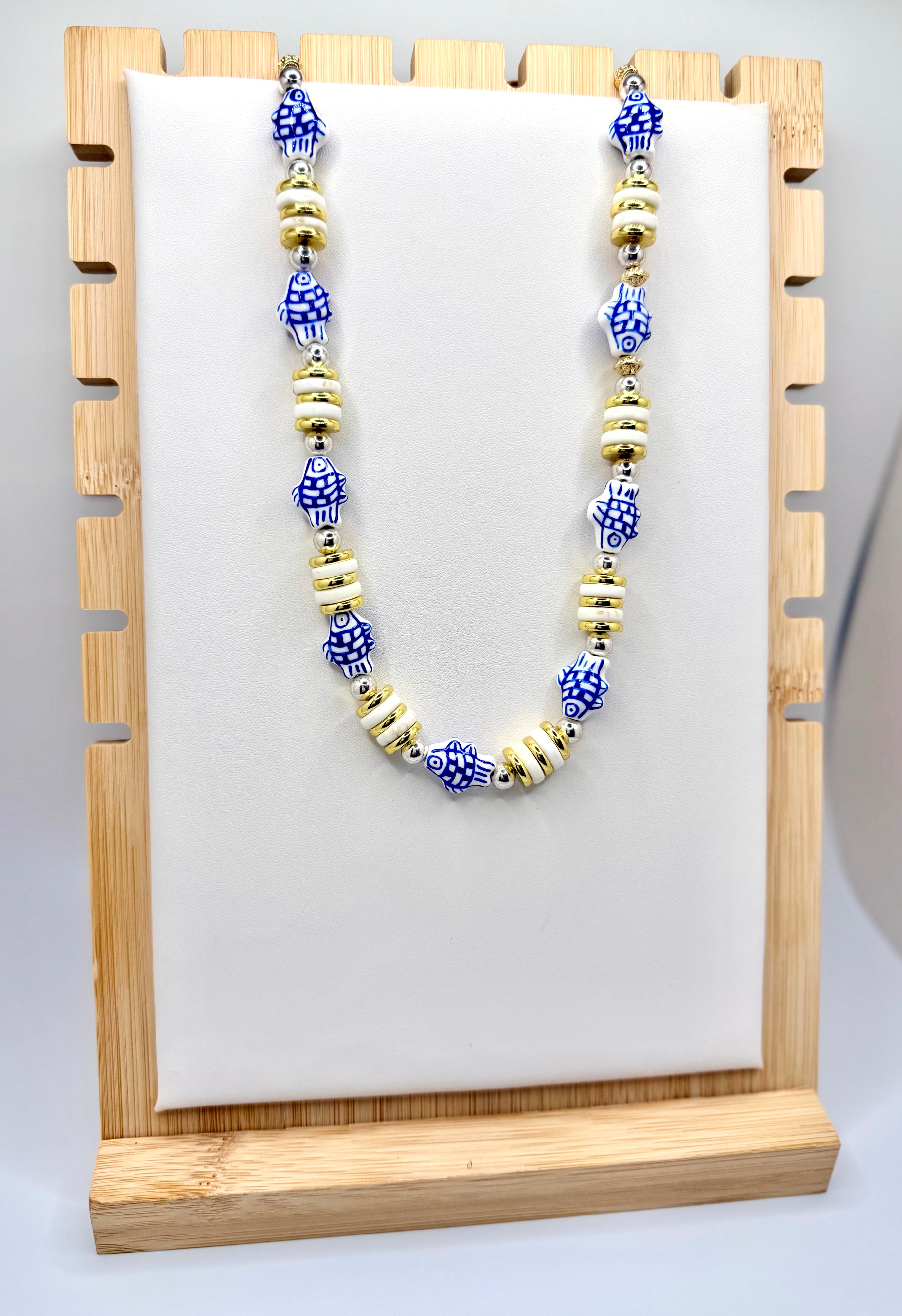 Blue Harbor Catch Necklace