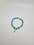 Golden Catch Turquoise Bracelet