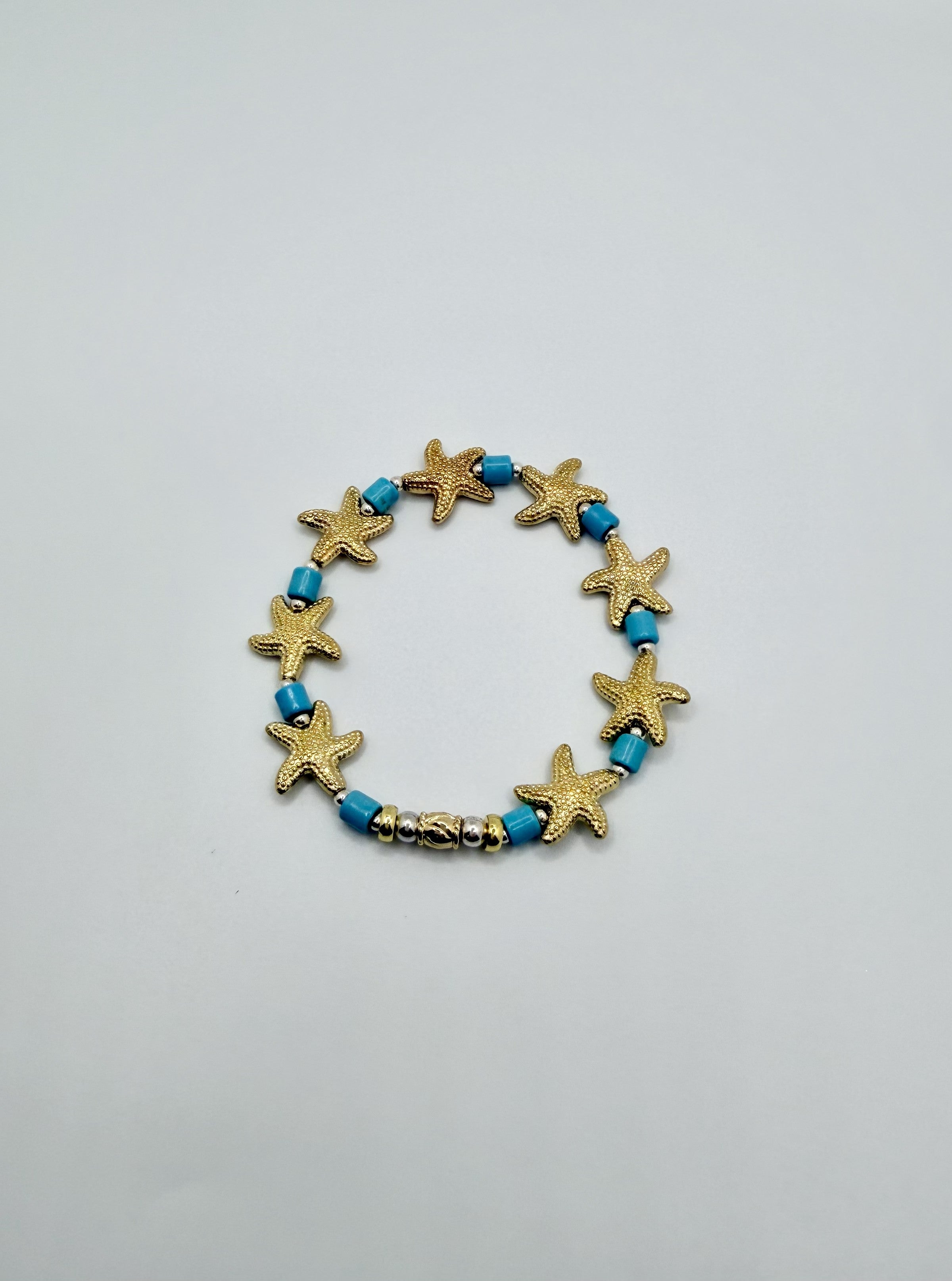 Golden Tide Starfish Bracelet