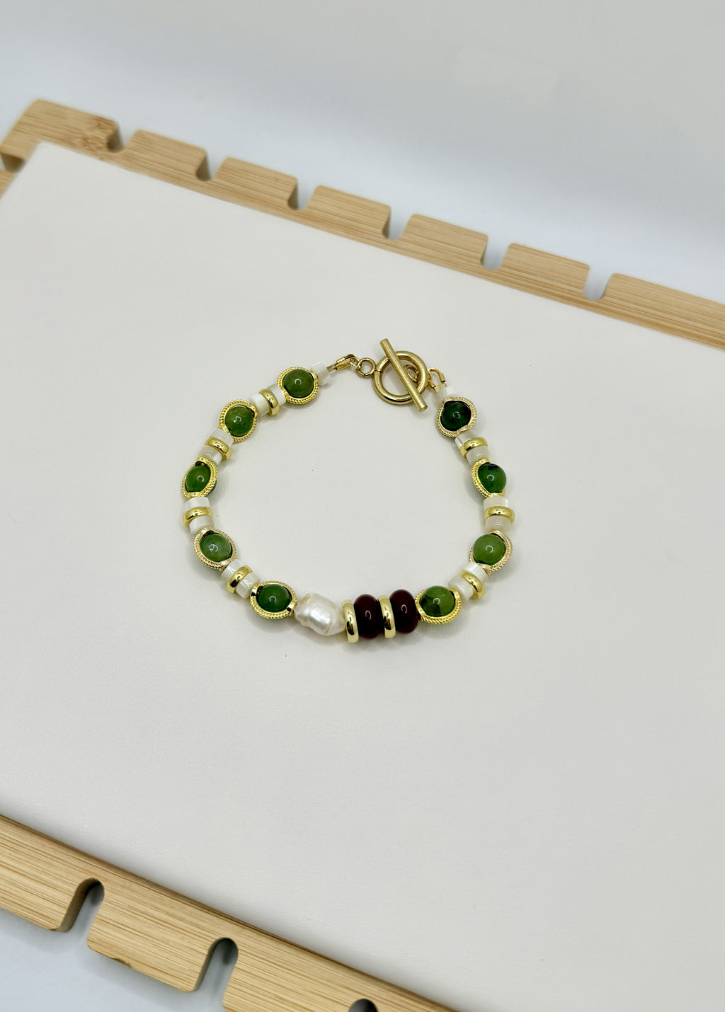 Verdant Coast Beaded Bracelet | A. Halliday & Co.