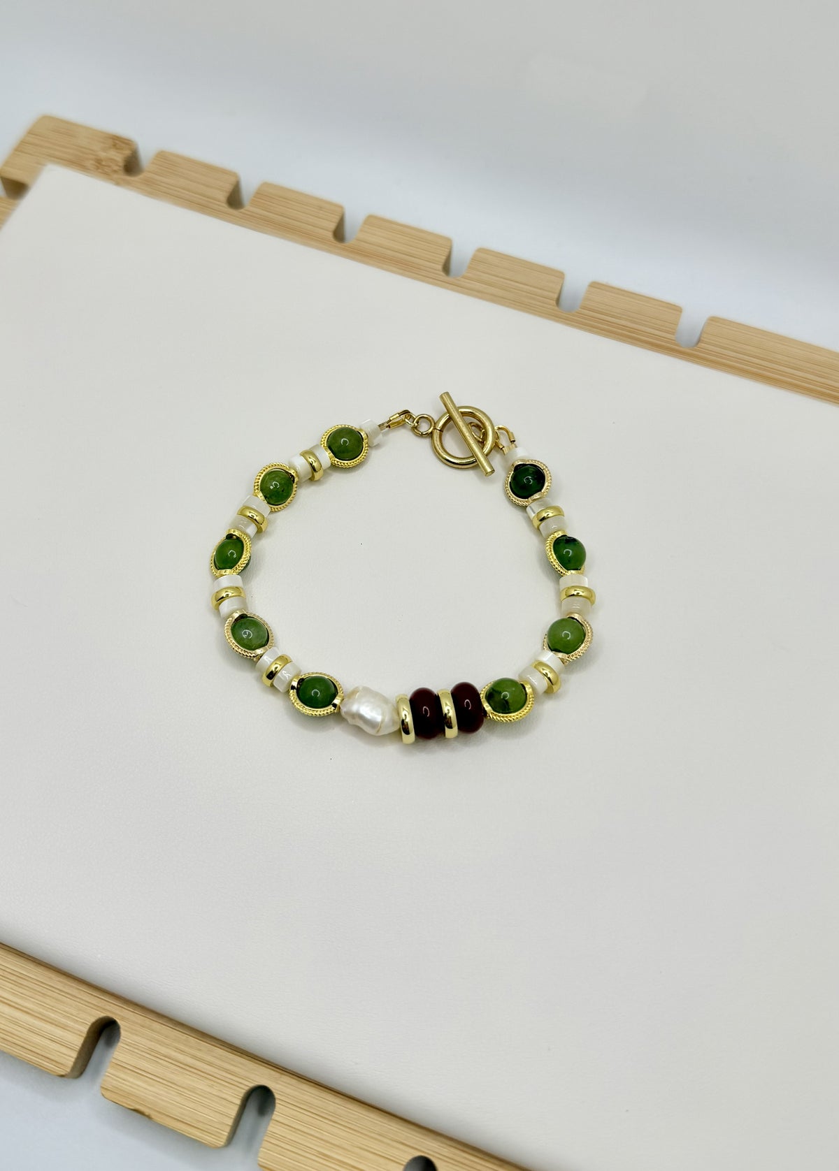 Verdant Coast Beaded Bracelet | A. Halliday & Co.