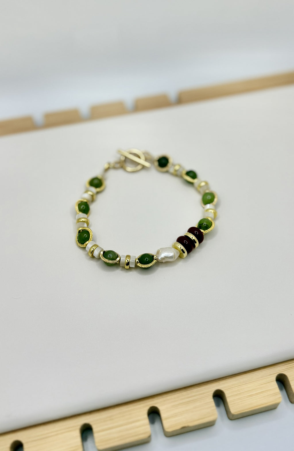 Verdant Coast Beaded Bracelet | A. Halliday & Co.