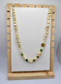 Seagrass & Shell Ivory Beaded Necklace | A. Halliday & Co.