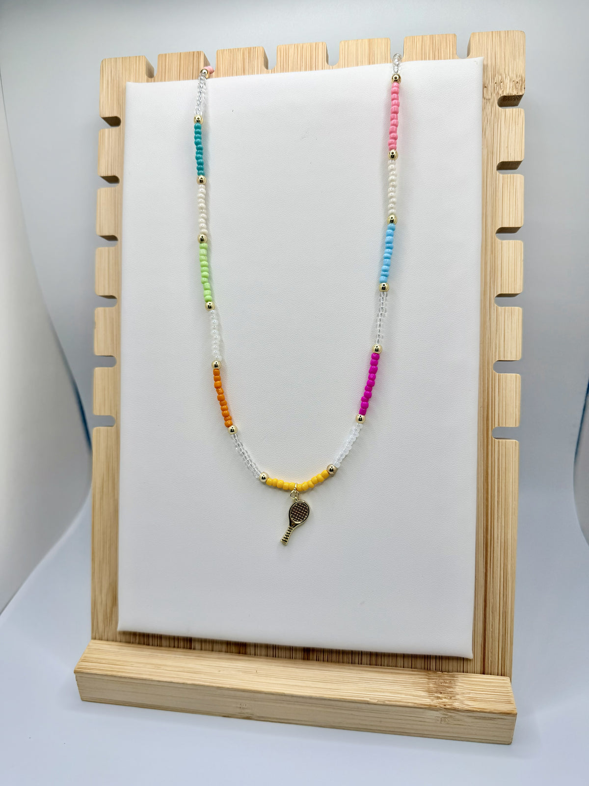 Match Point Colorful Tennis Necklace | A. Halliday & Co.
