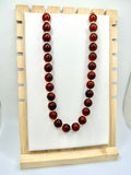 Garnet Legacy Beaded Necklace | A. Halliday & Co.