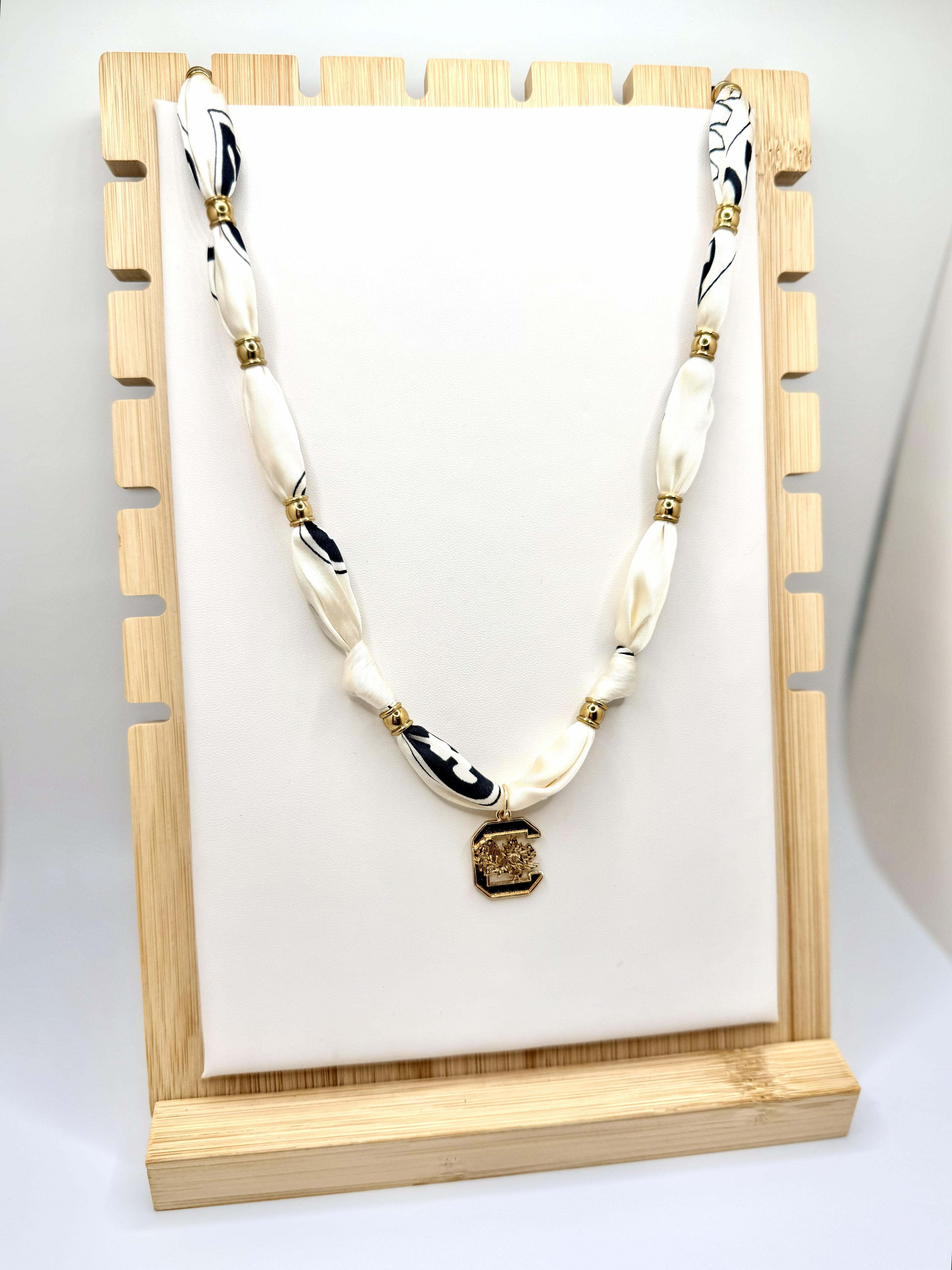 Carolina Scarf Gamecock Necklace | A. Halliday & Co.