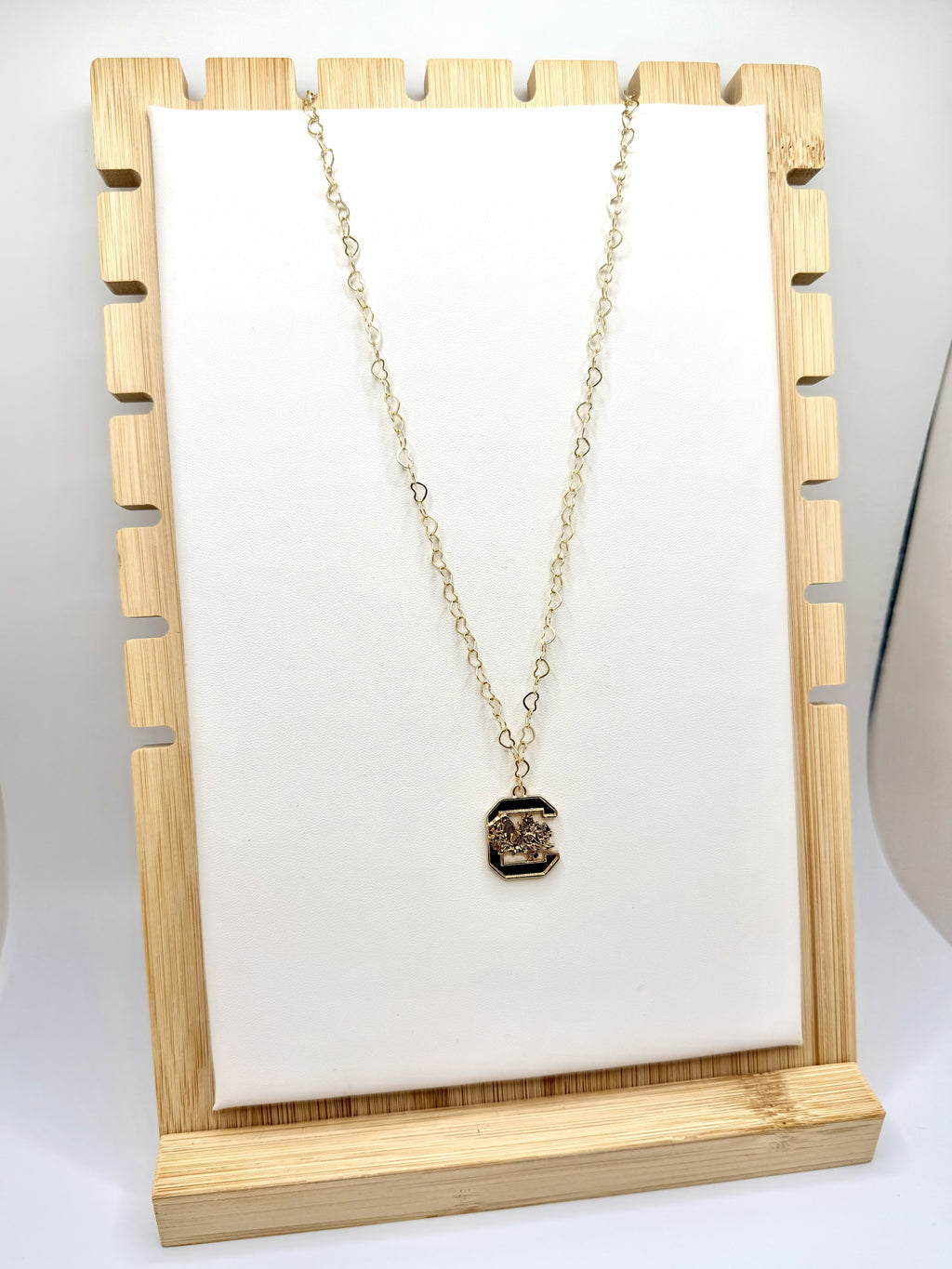 Carolina Crest Gamecock Pendant Necklace | A. Halliday & Co.
