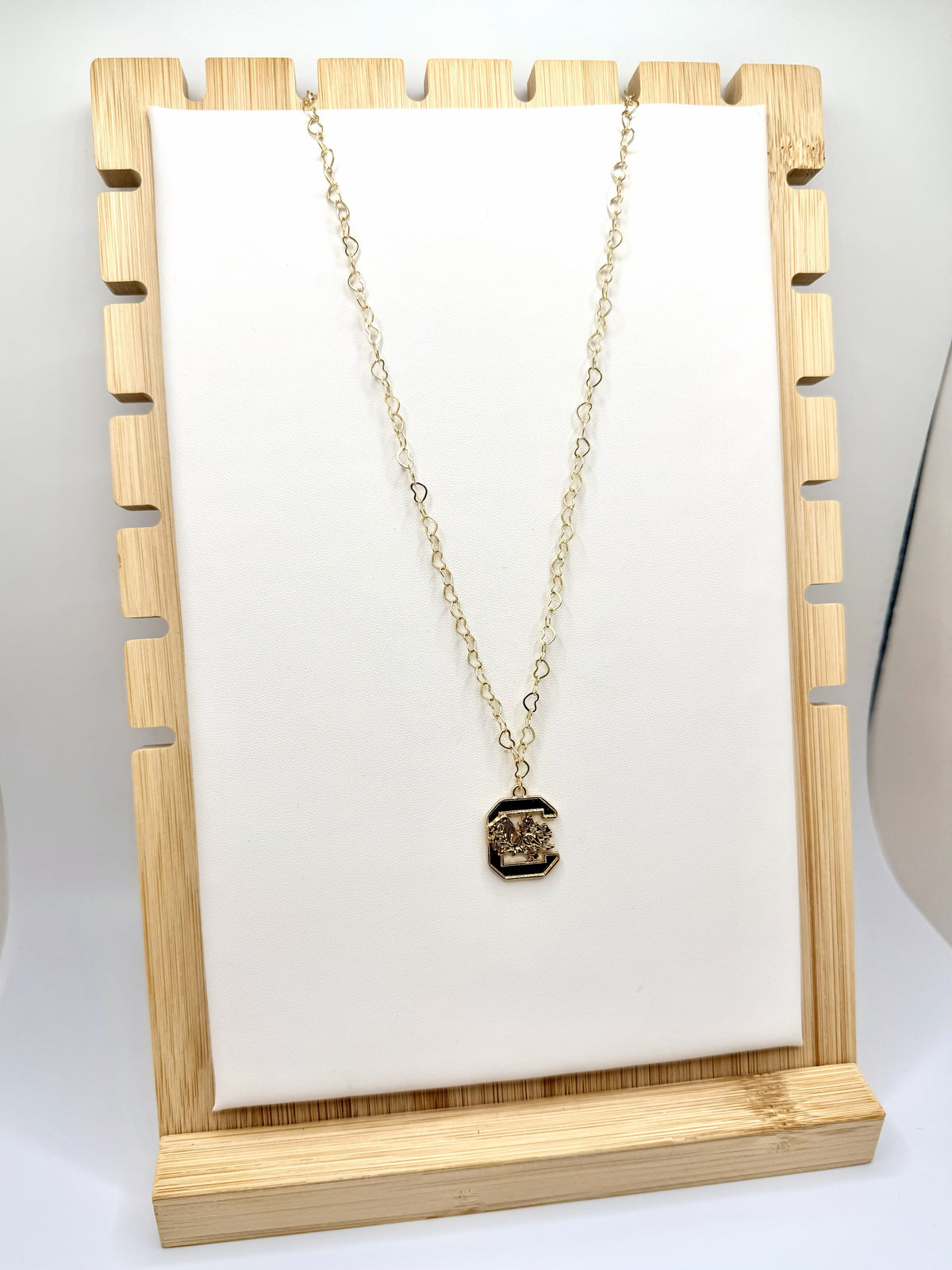 Carolina Crest Gamecock Pendant Necklace | A. Halliday & Co.
