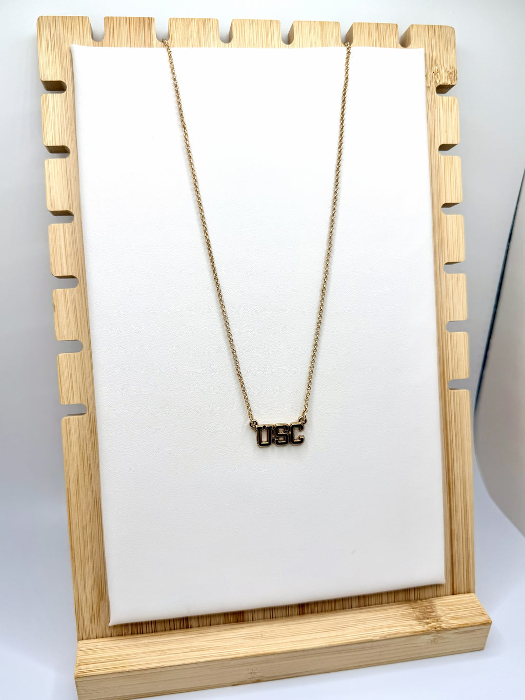 USC Carolina Classic Gold Necklace | A. Halliday & Co.