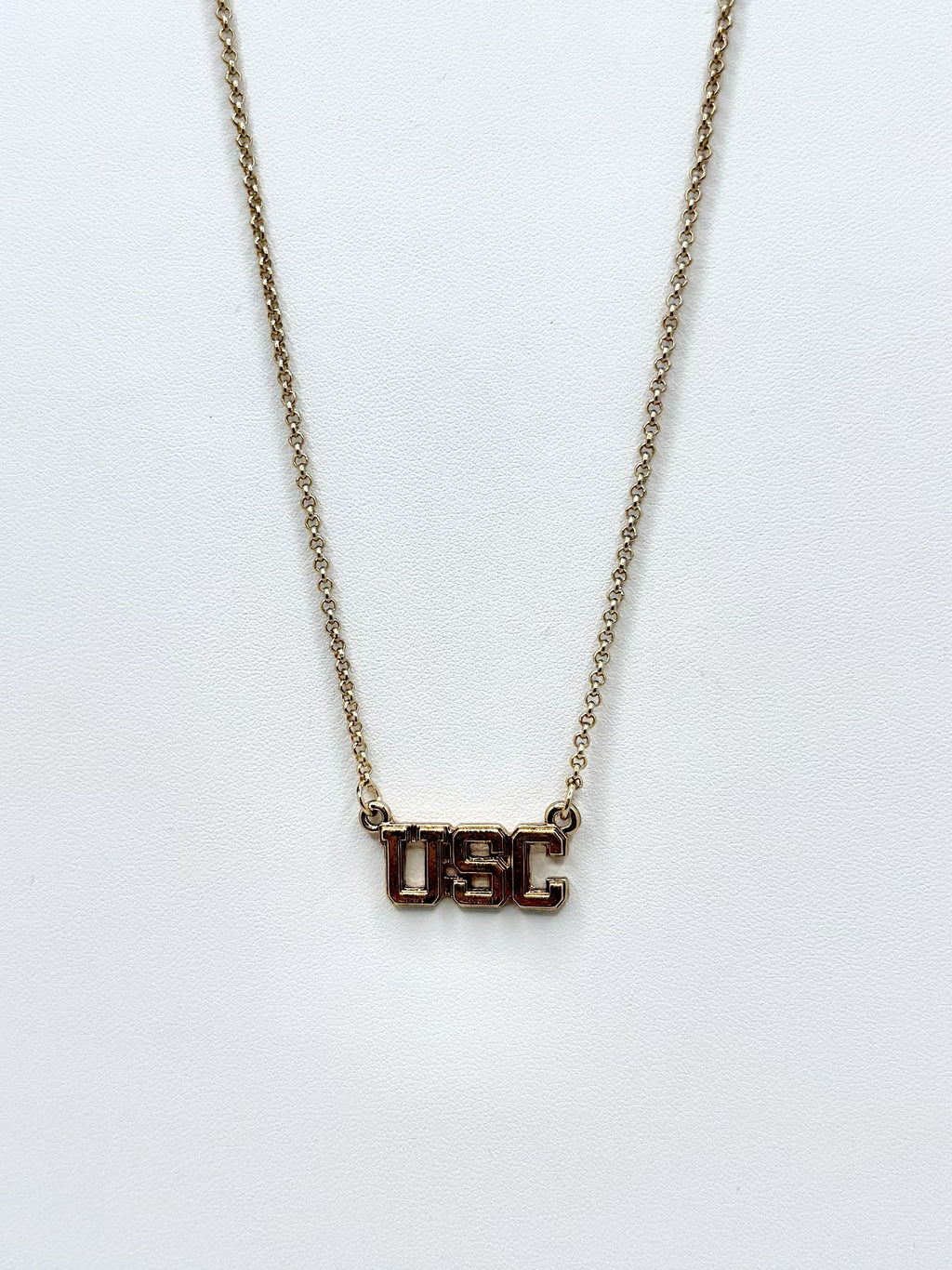 USC Carolina Classic Gold Necklace | A. Halliday & Co.