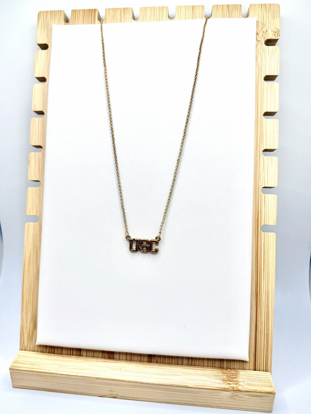 USC Carolina Classic Gold Necklace | A. Halliday & Co.