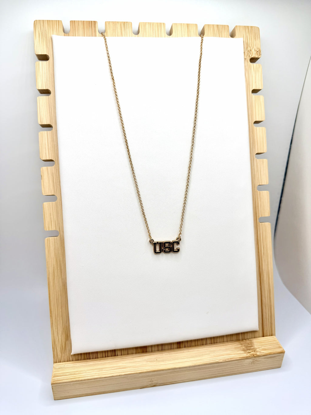 USC Carolina Classic Gold Necklace | A. Halliday & Co.