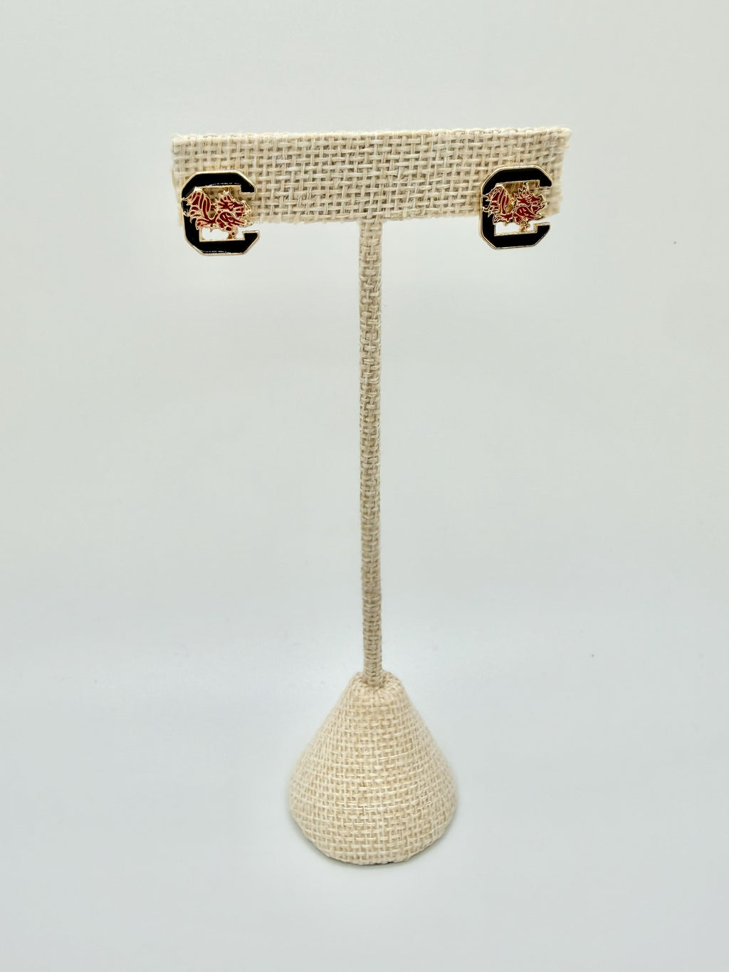 Carolina Spirit Gamecock Stud Earrings | A. Halliday & Co.