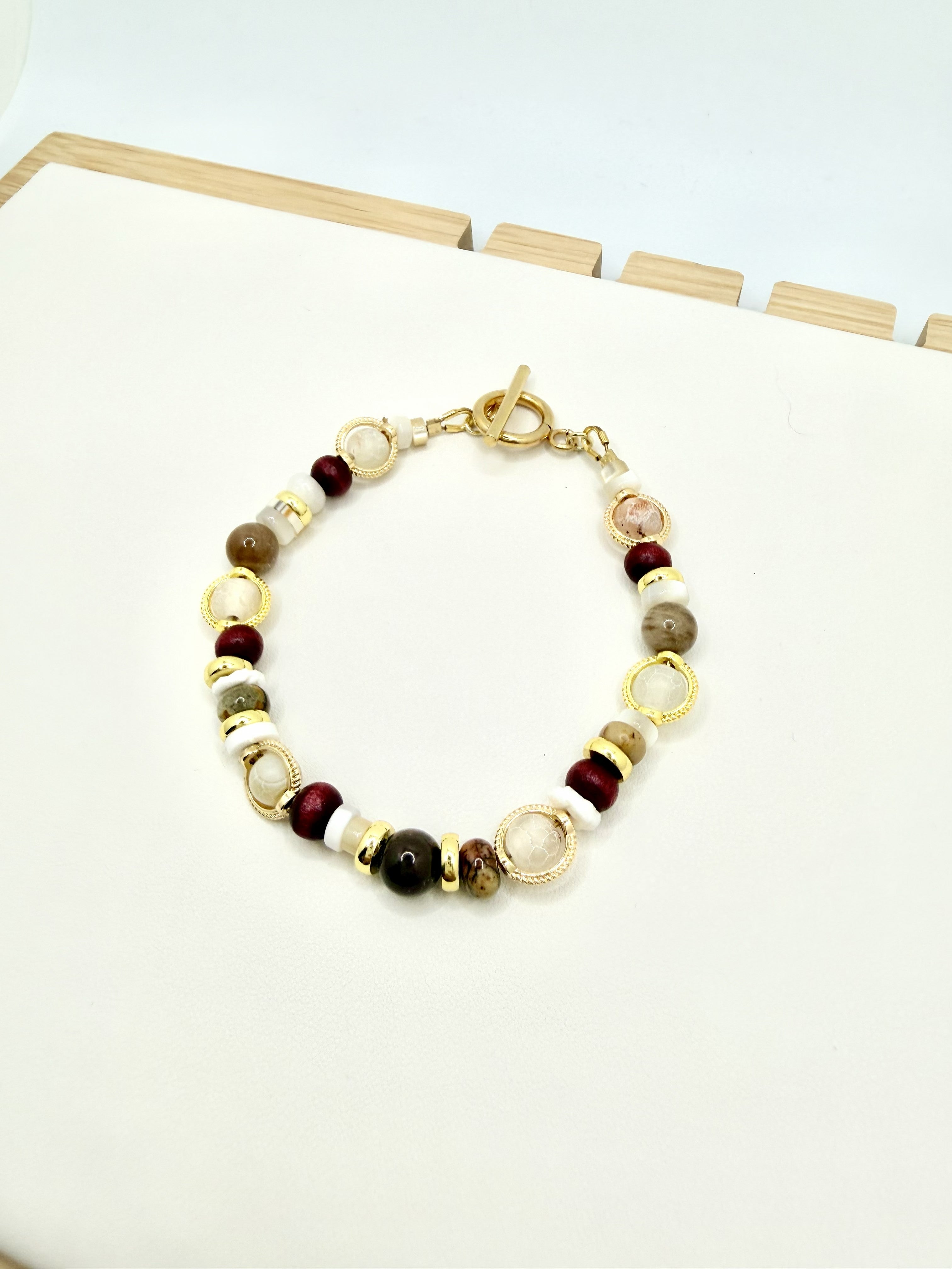 Carolina Heirloom Garnet Beaded Necklace | A. Halliday & Co.