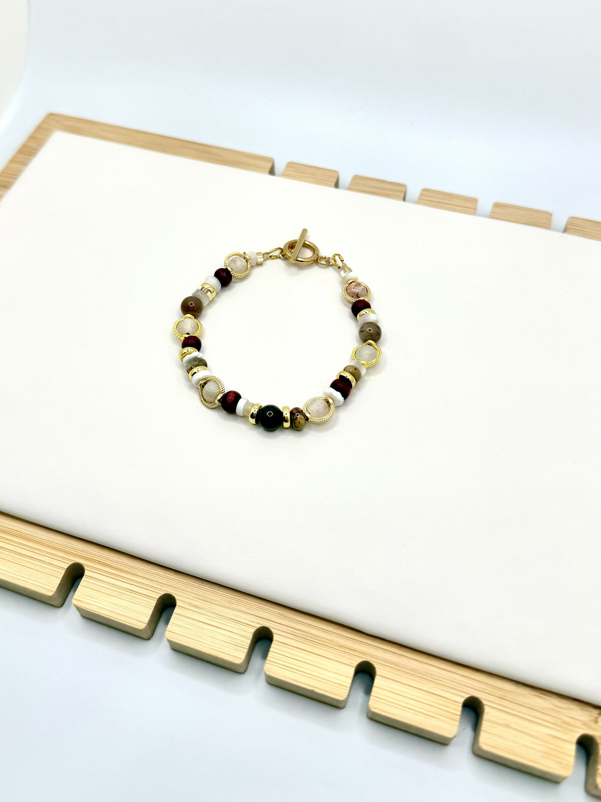 Carolina Heirloom Garnet Beaded Necklace | A. Halliday & Co.