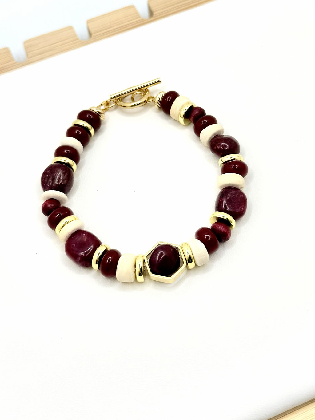 Garnet Grove Beaded Statement Necklace | A. Halliday & Co.