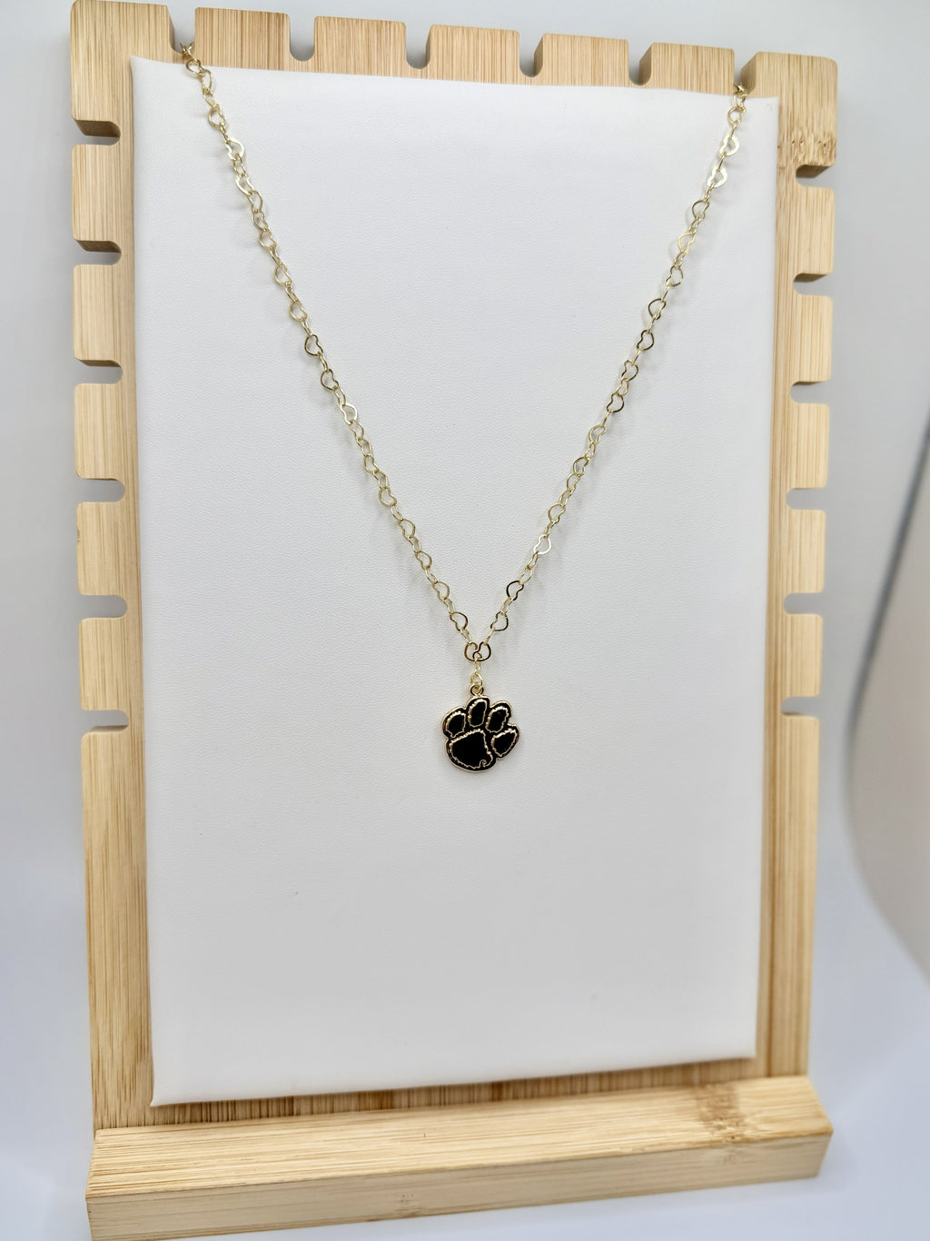 Tiger Paw Petite Clemson Necklace | A. Halliday & Co.