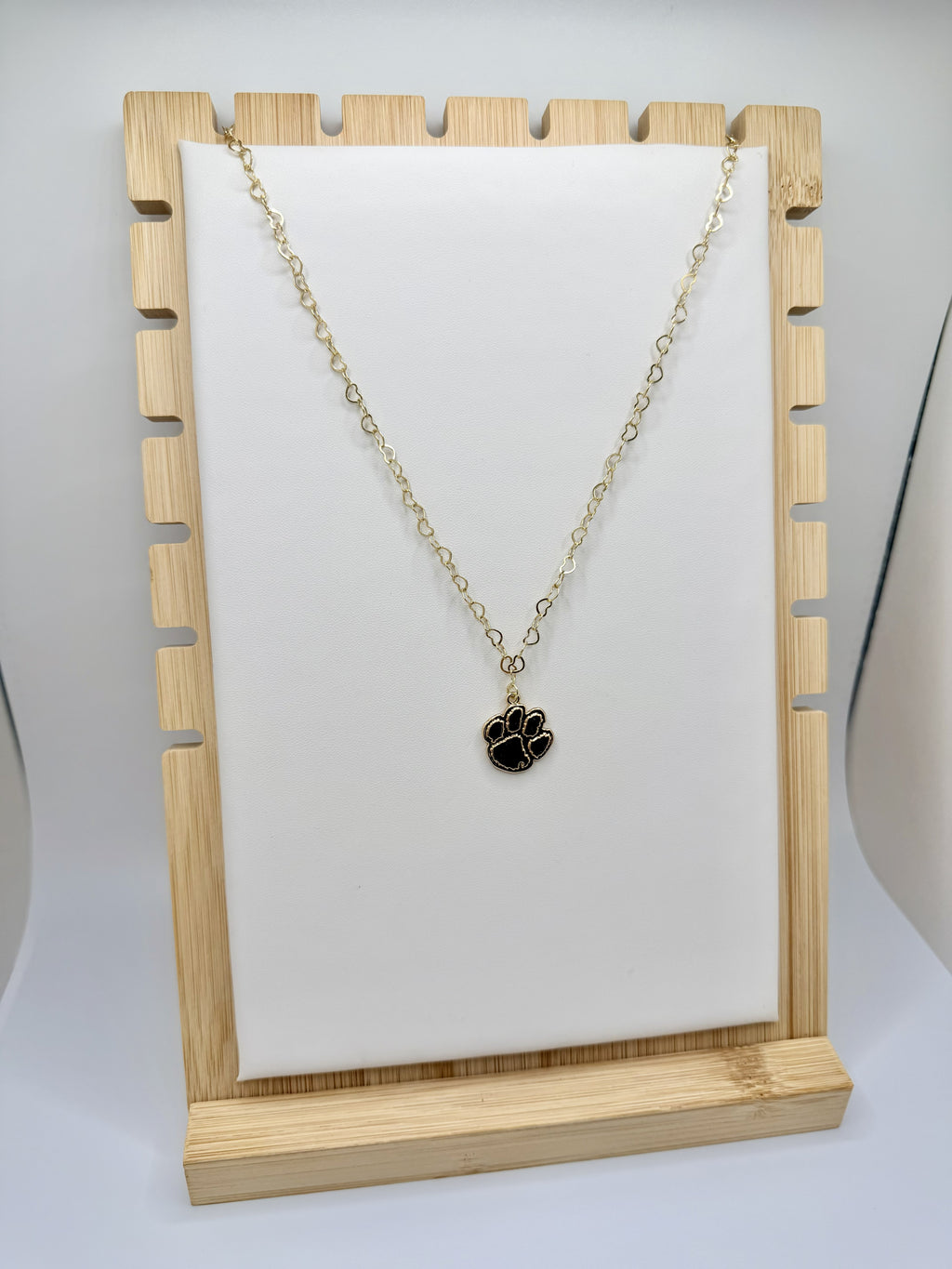 Tiger Paw Petite Clemson Necklace | A. Halliday & Co.