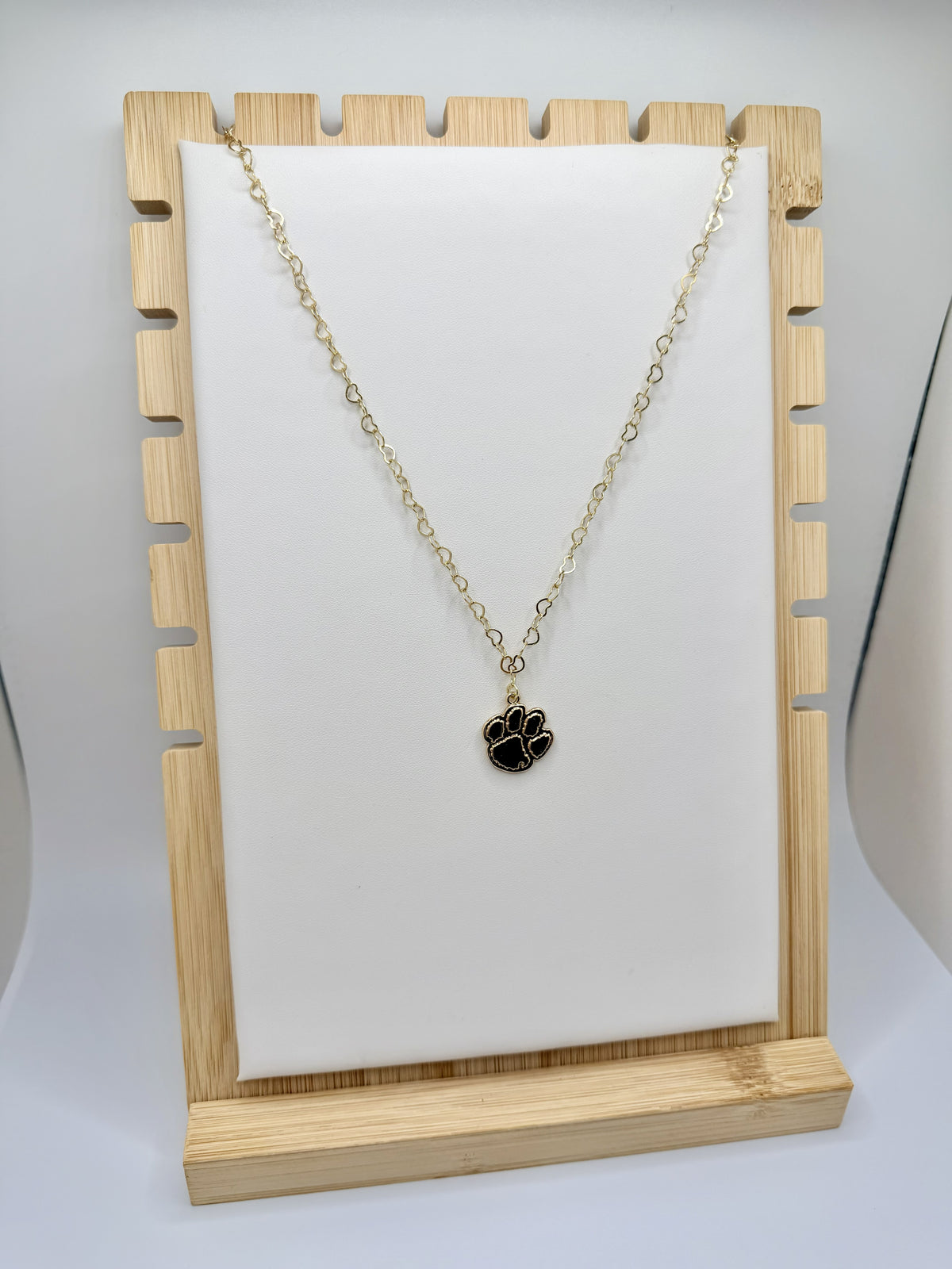 Tiger Paw Petite Clemson Necklace | A. Halliday & Co.