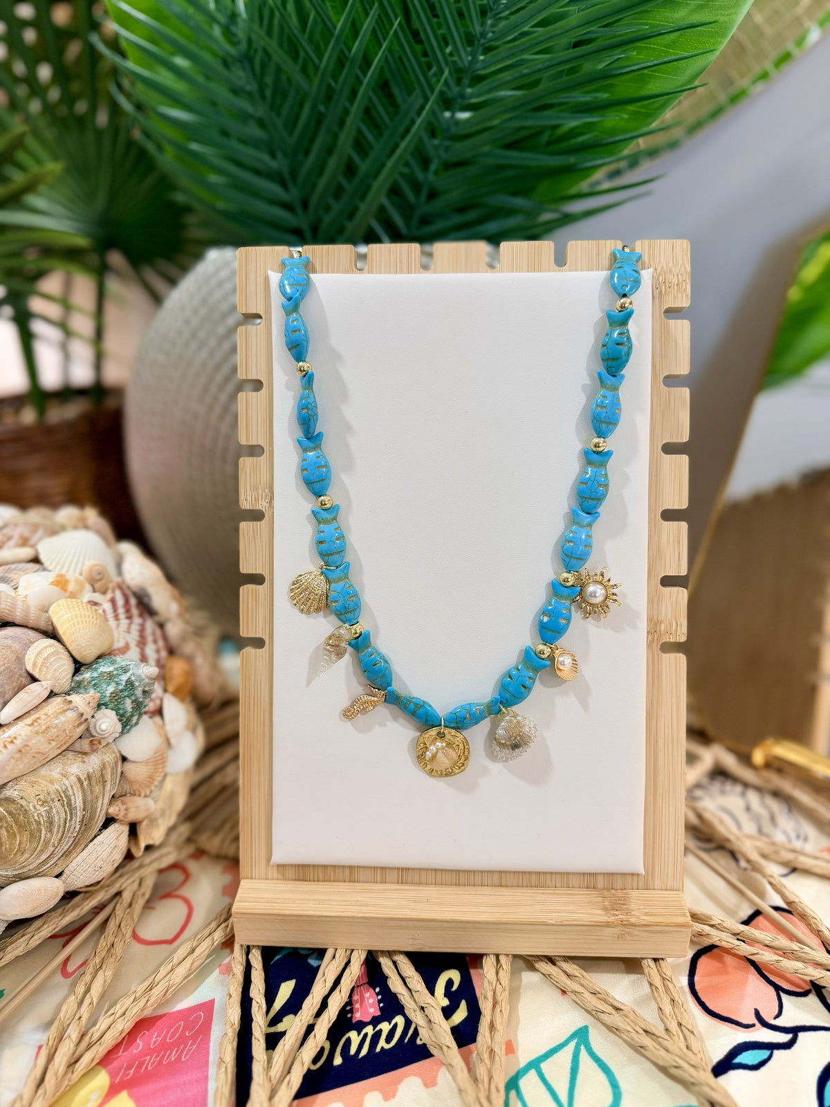 Seaside Treasures Charm Necklace | A. Halliday & Co.